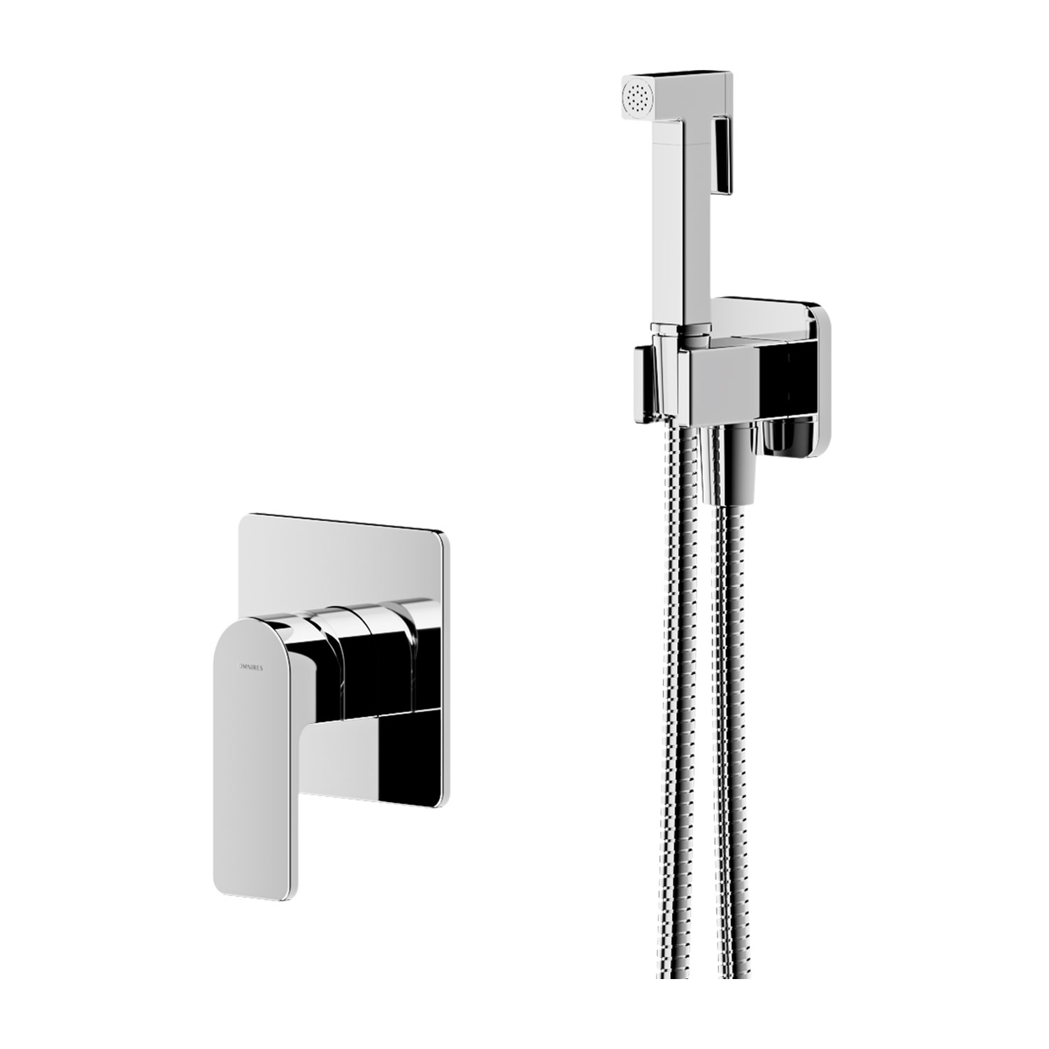 Omnires Baretti set baterie bideu ascuns crom SYSBABI1XCR