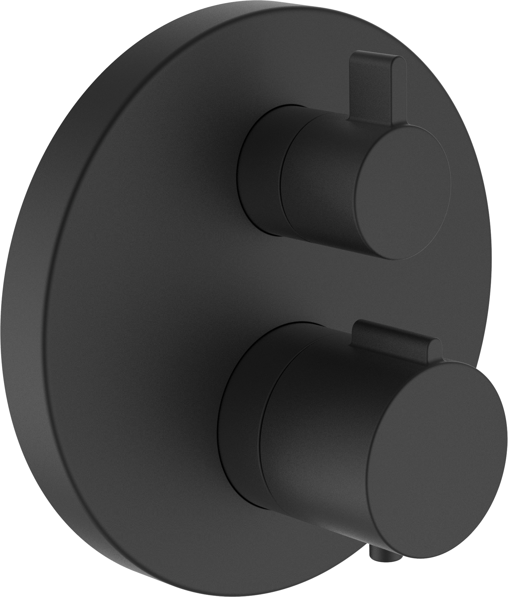 Laufen City Therm baterie cadă-duș ascuns cu termostat negru HF905475428000