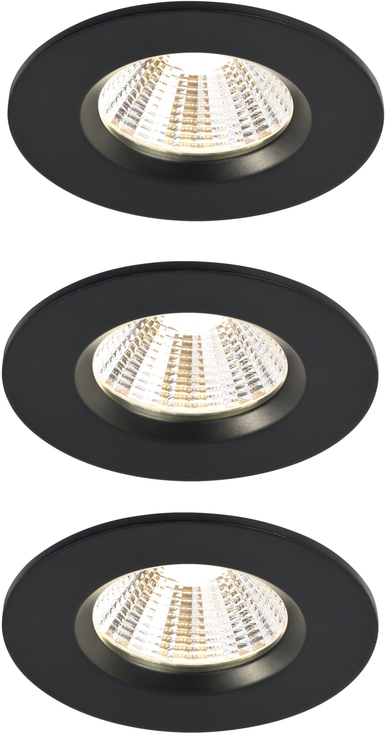 Nordlux Fremont lampă încorporată 3x4.5 W negru 2310056003