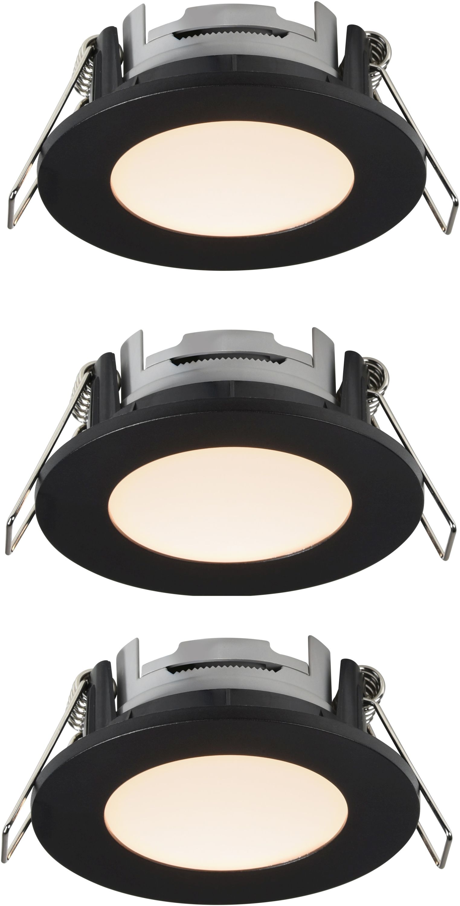 Nordlux Leonis lampă încorporată 3x4.5 W negru 49160103