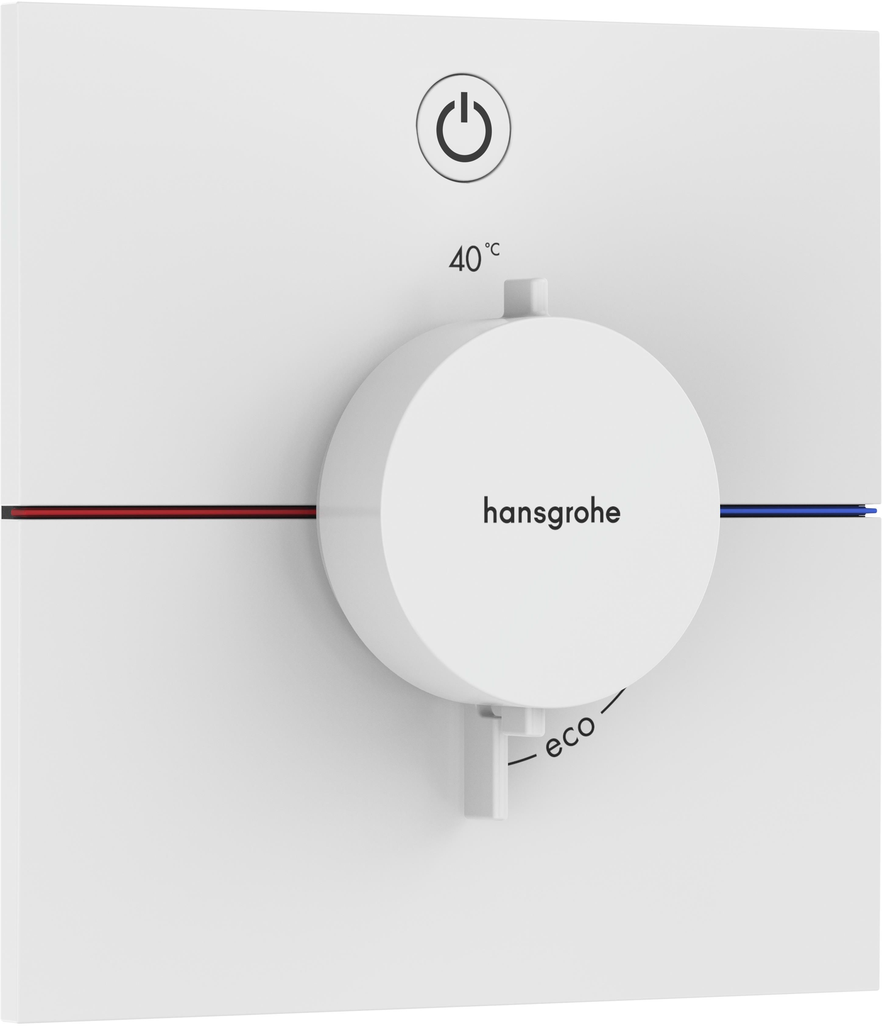 Hansgrohe ShowerSelect Comfort E baterie de duș ascuns cu termostat alb 15571700