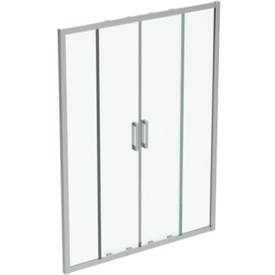 Ideal Standard Connect 2 uși de duș 150 cm culisantă argint mat/sticlă transparentă K9281EO