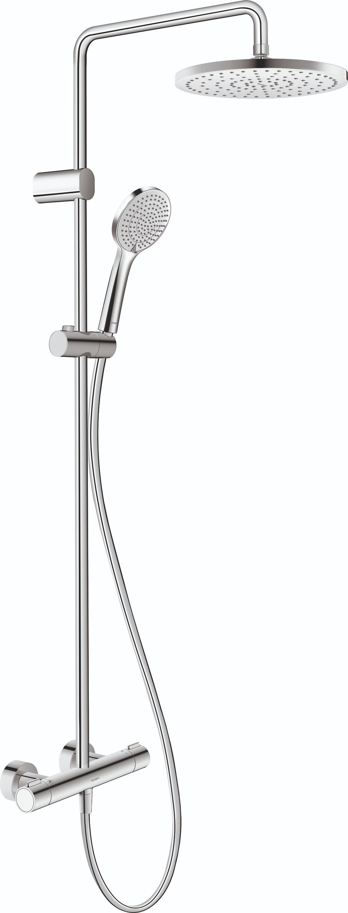 Duravit Shower Systems set de duș perete cu termostat crom TH4280008010