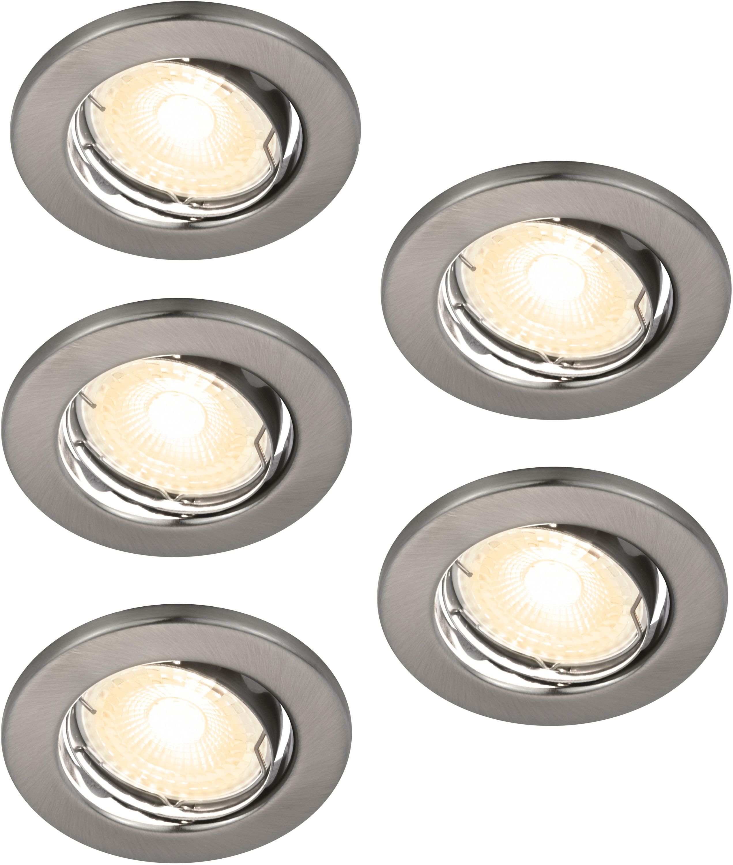 Nordlux Canis lampă încorporată 5x4.7 W nichel 49750155