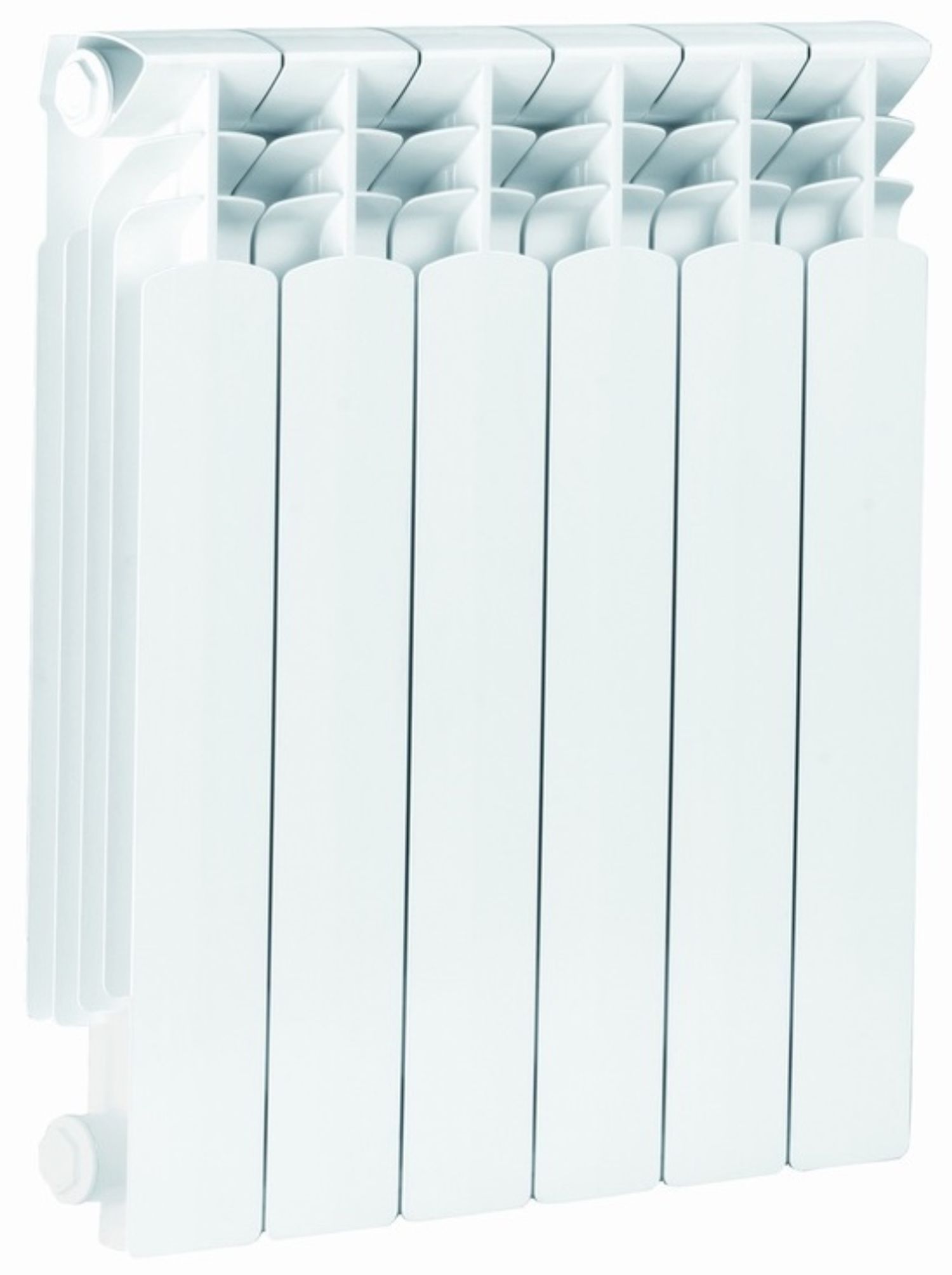 KFA Armatura G500F calorifer de cameră 32.2x57.2 cm podłączenie lateral alb 789-040-44