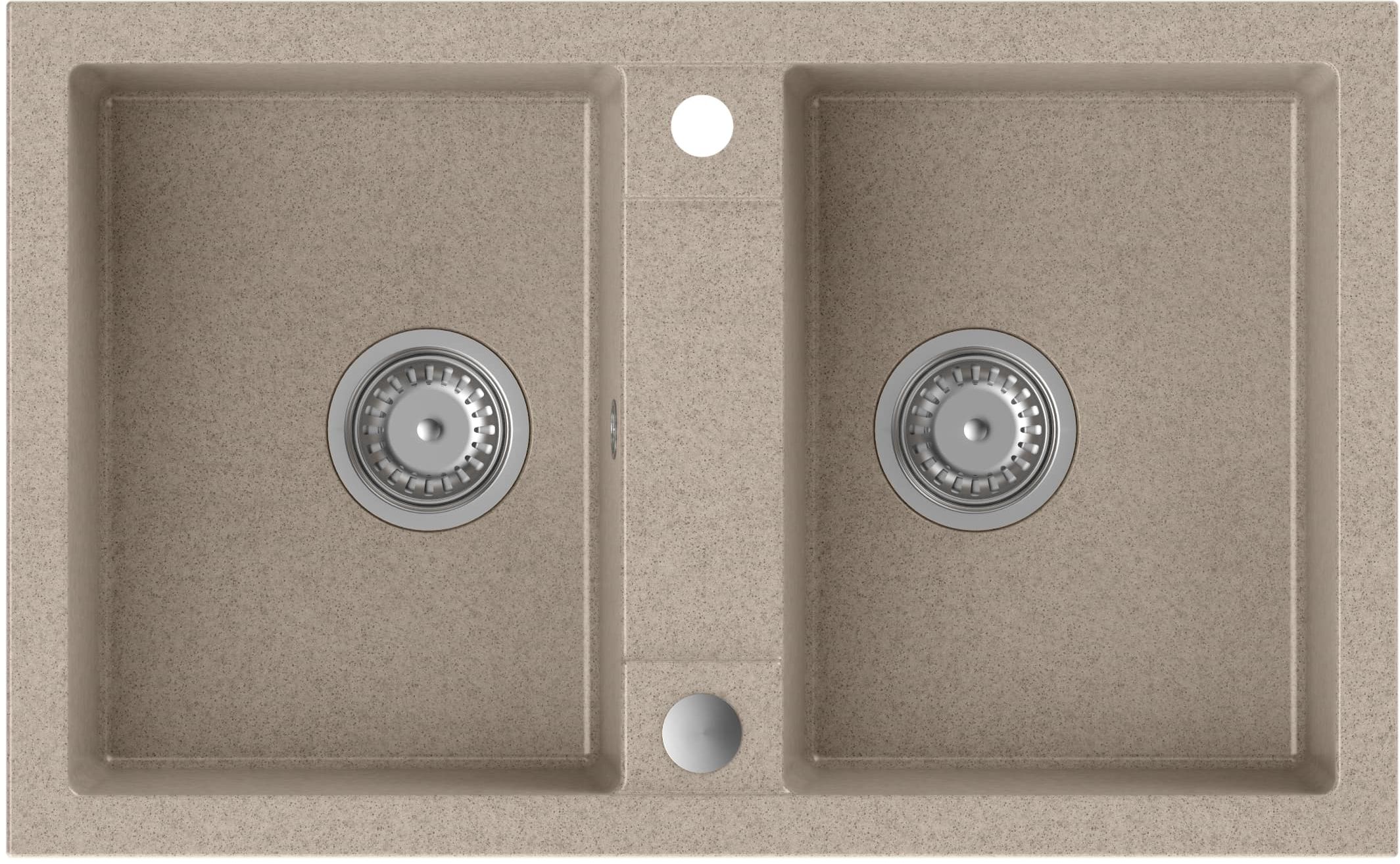 Quadron Denzel chiuveta graniteq 78x48 cm bej HDQ27848BEZK