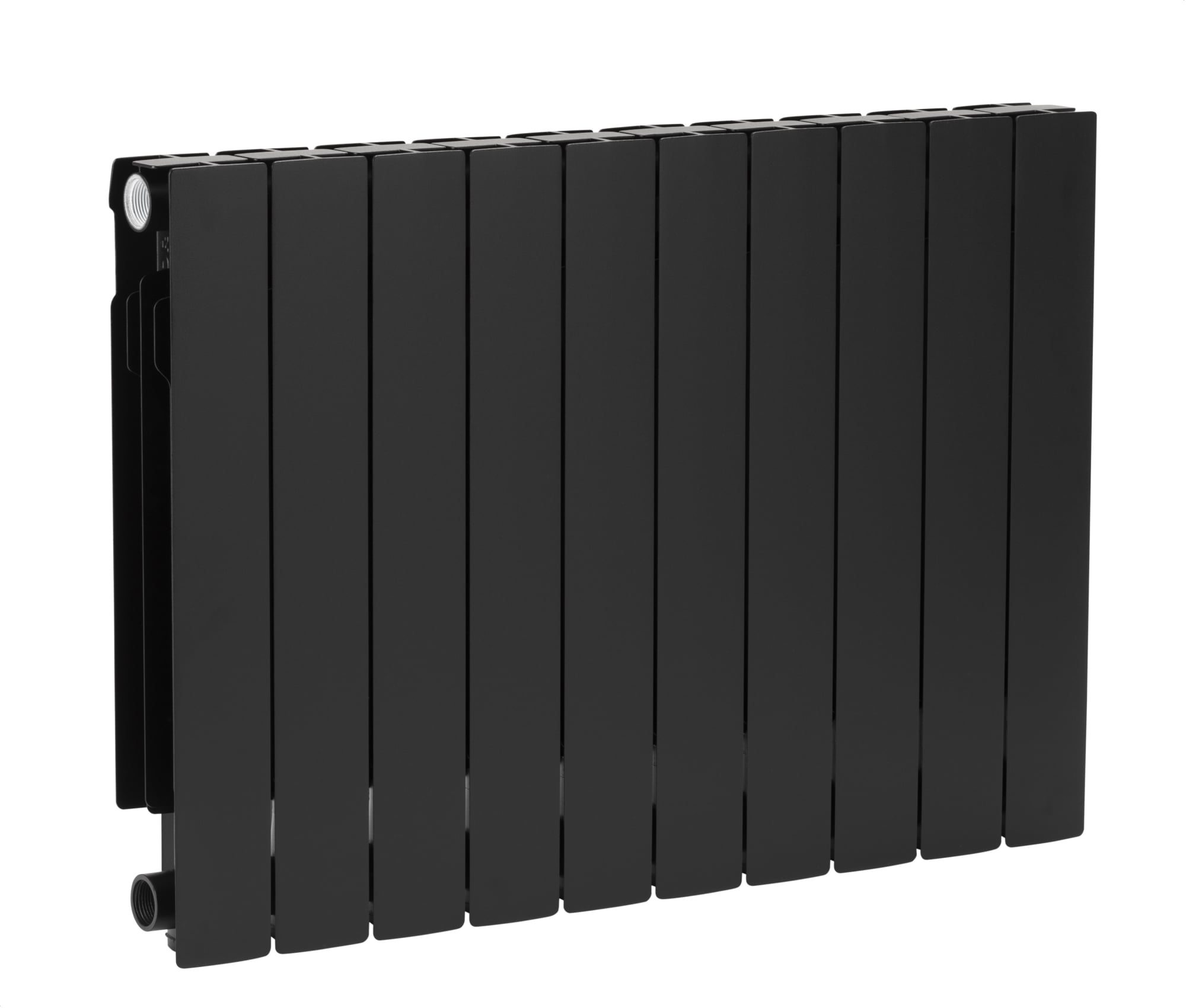 KFA Armatura ADR calorifer de cameră 57x80.5 cm podłączenie lateral negru 763-100-81