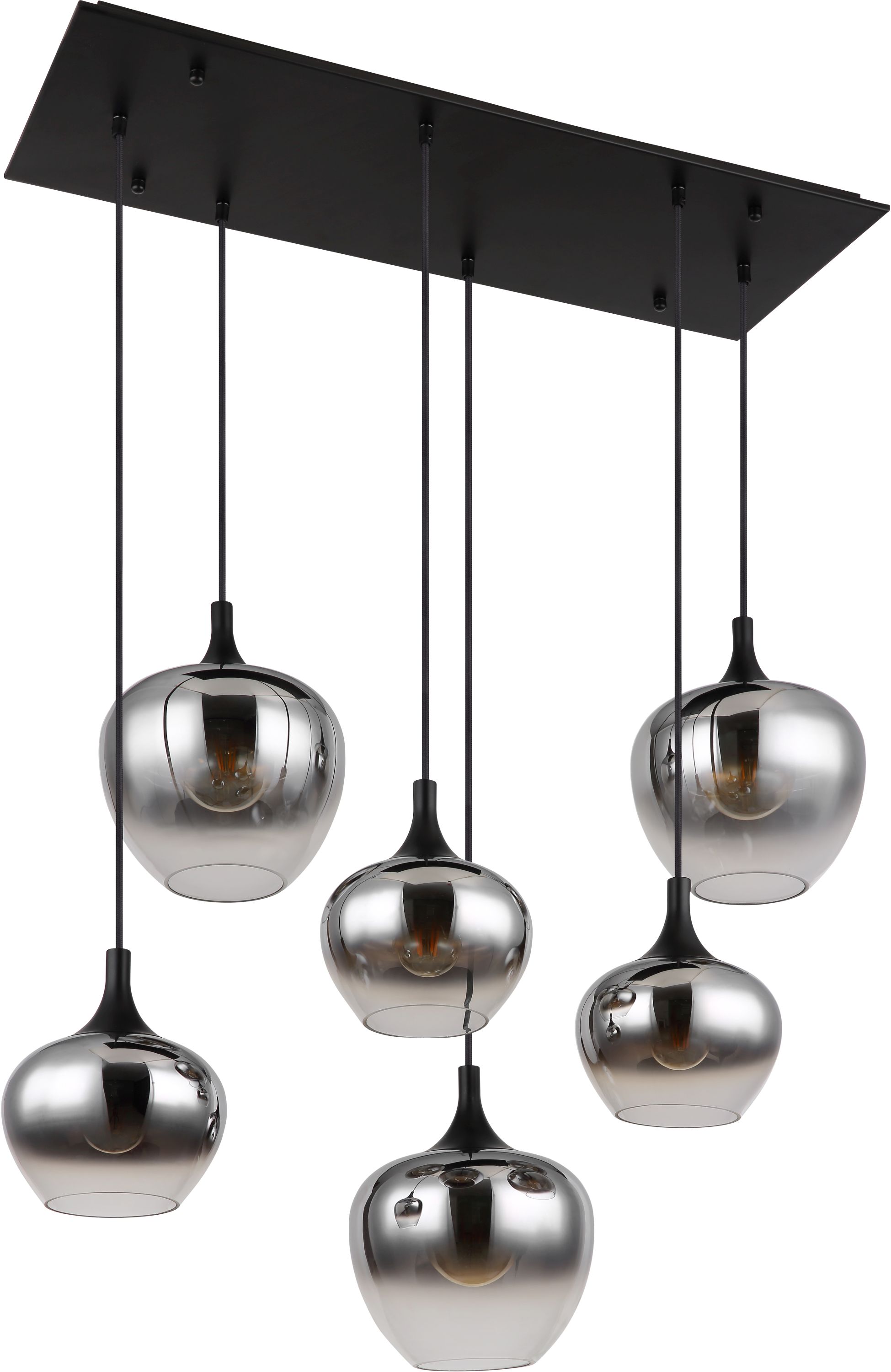 Globo Lighting Maxy lampă suspendată 6x40 W negru 15548-6H