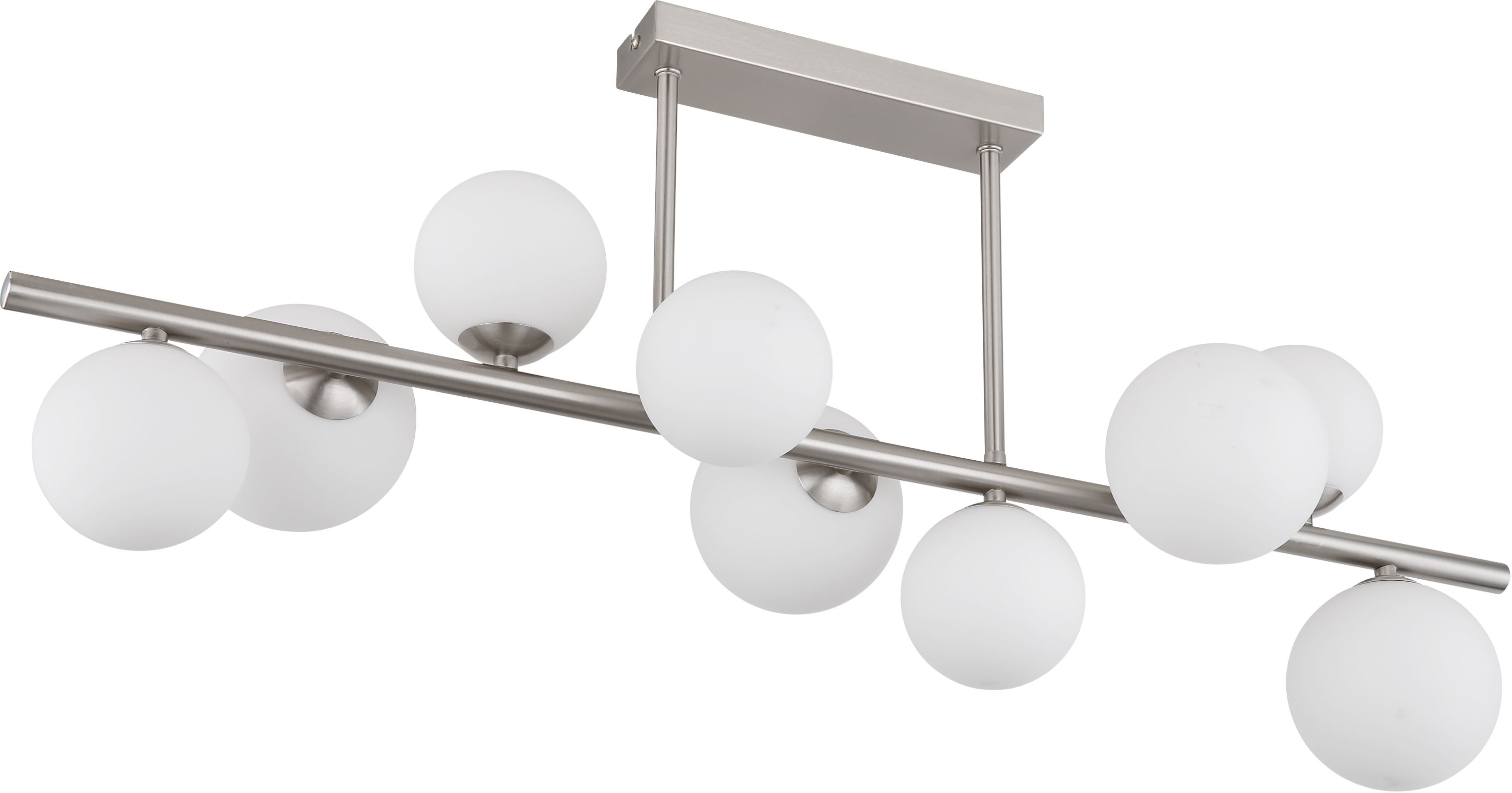 Globo Lighting Riha lampă de tavan x3.5 W sticla opal-nichel 56140-9D