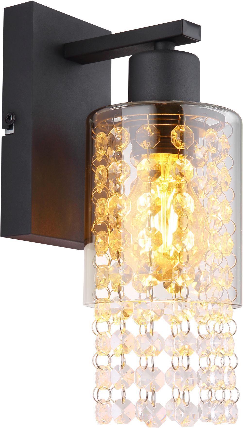 Globo Lighting Backey lampă de perete 1x40 W alamă-fumuriu 15799W