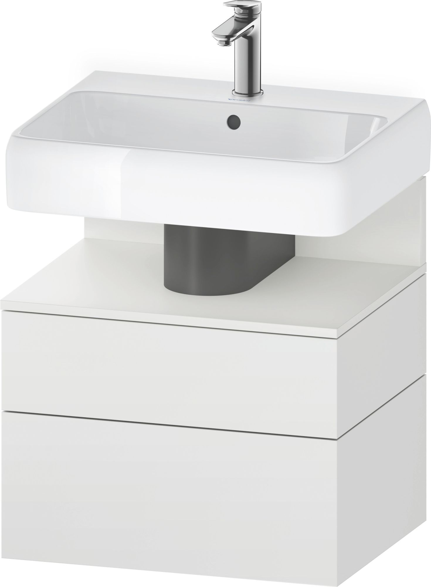 Duravit Qatego dulap 59x47x59 cm sub chiuveta pe perete alb QA4393018180010