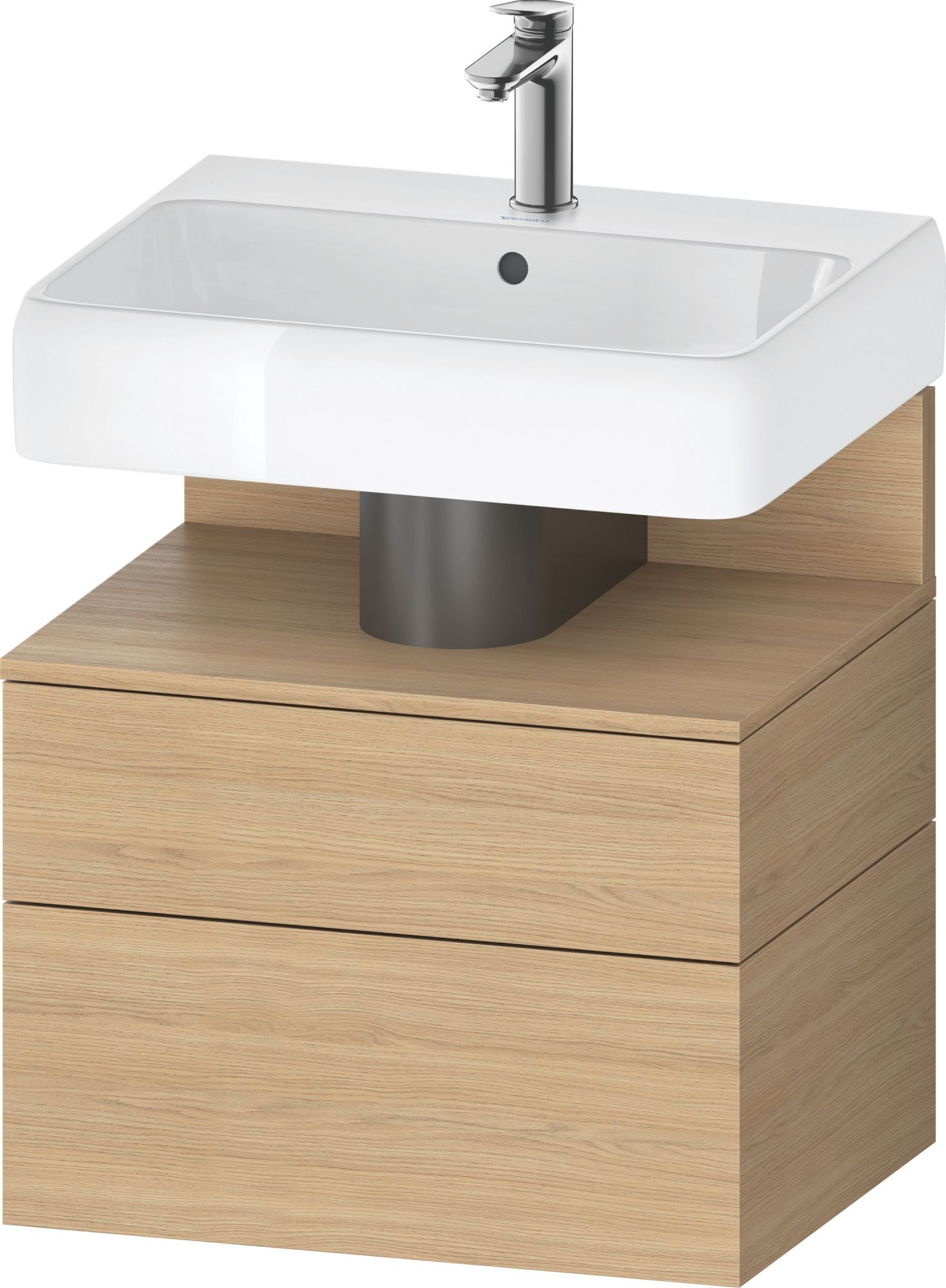 Duravit Qatego dulap 59x47x59 cm sub chiuveta pe perete stejar QA4393030300010