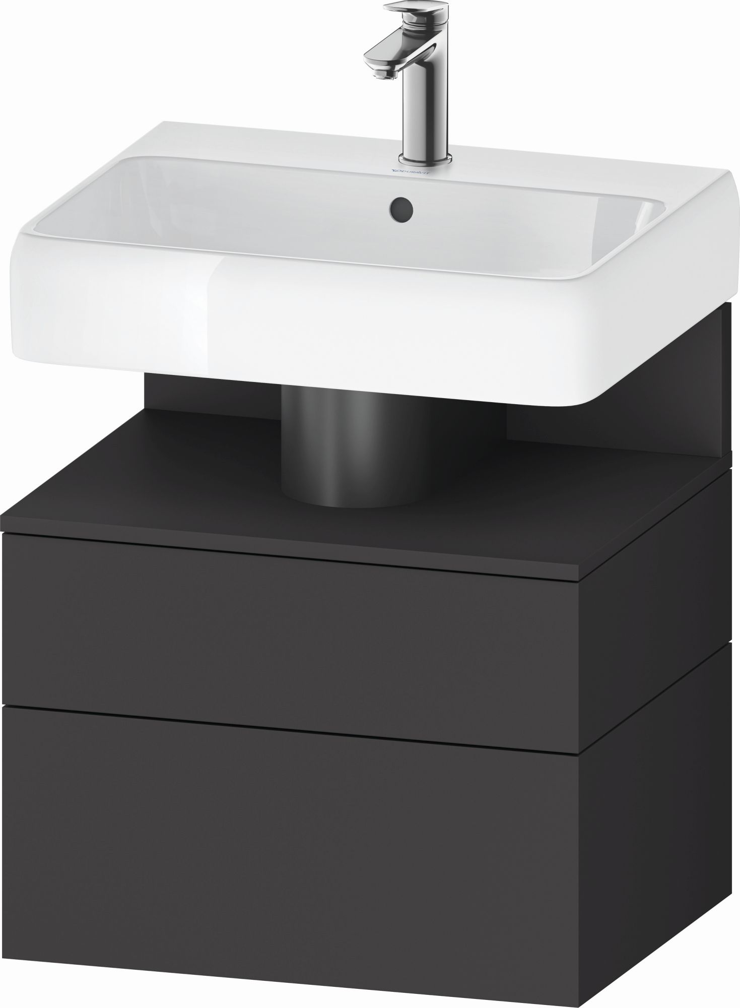 Duravit Qatego dulap 59x47x59 cm sub chiuveta pe perete grafit QA4393049490010