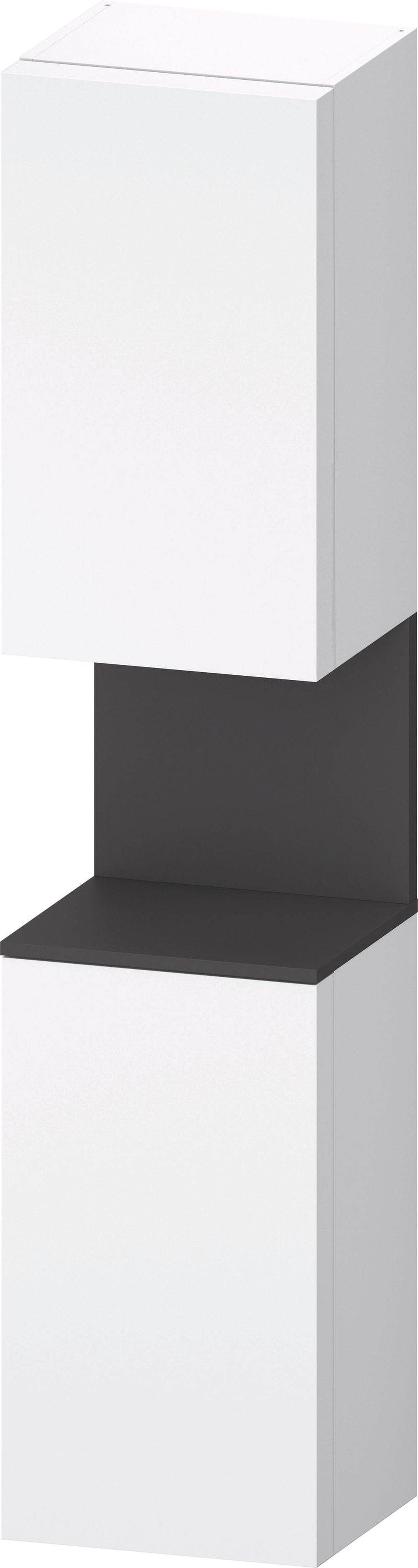 Duravit Qatego dulap 40x36x176 cm laterala pe perete alb QA1346L49180010