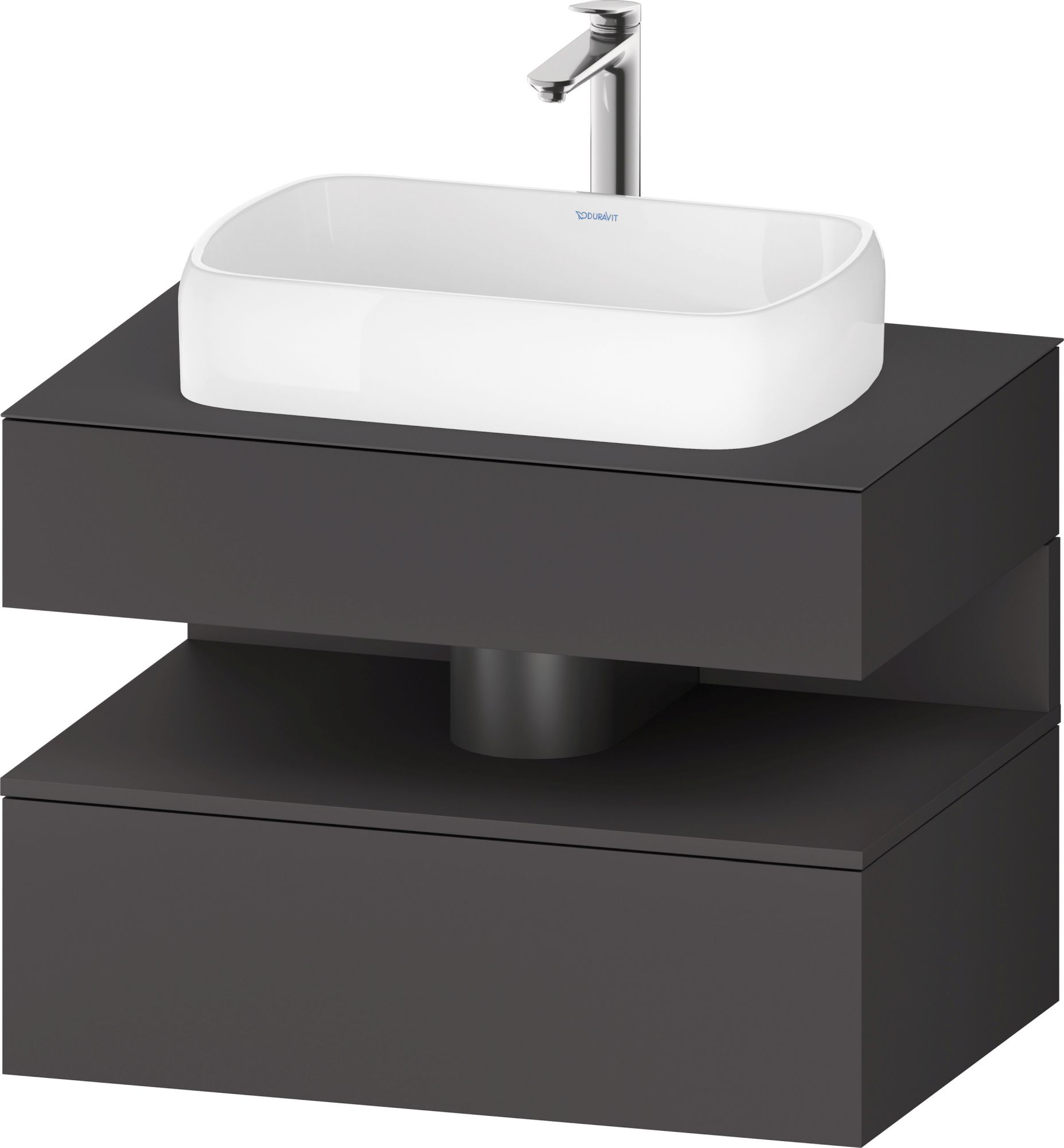 Duravit Qatego dulap 80x55x60 cm sub chiuveta pe perete grafit QA4730049490010
