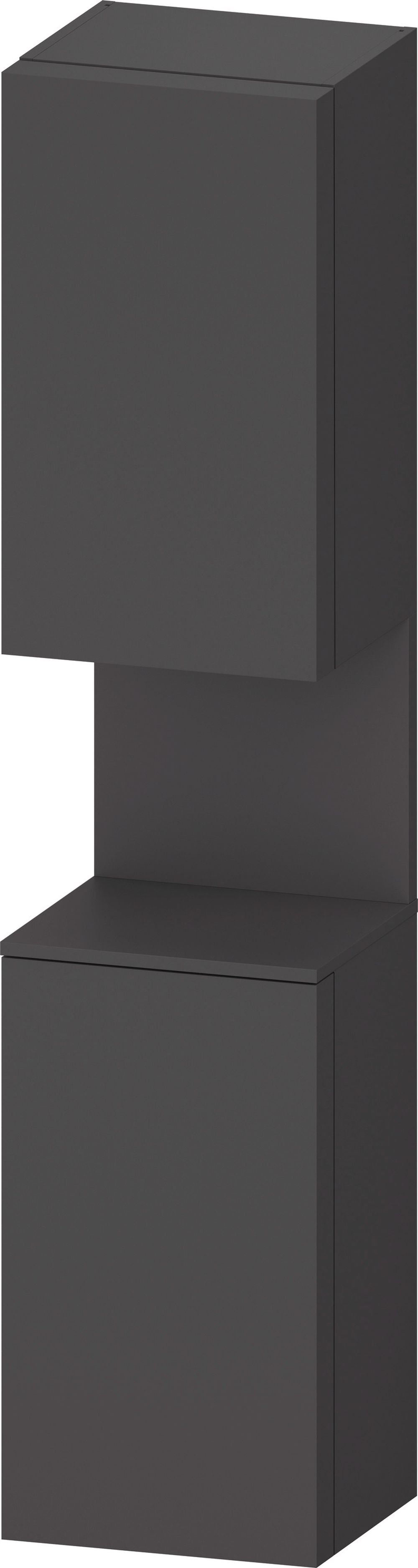 Duravit Qatego dulap 40x36x176 cm laterala pe perete grafit QA1346R49490010
