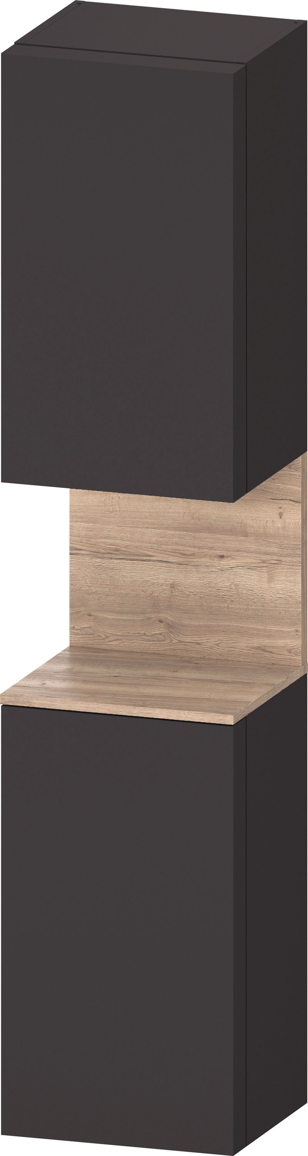 Duravit Qatego dulap 40x36x176 cm laterala pe perete grafit QA1346L55800010
