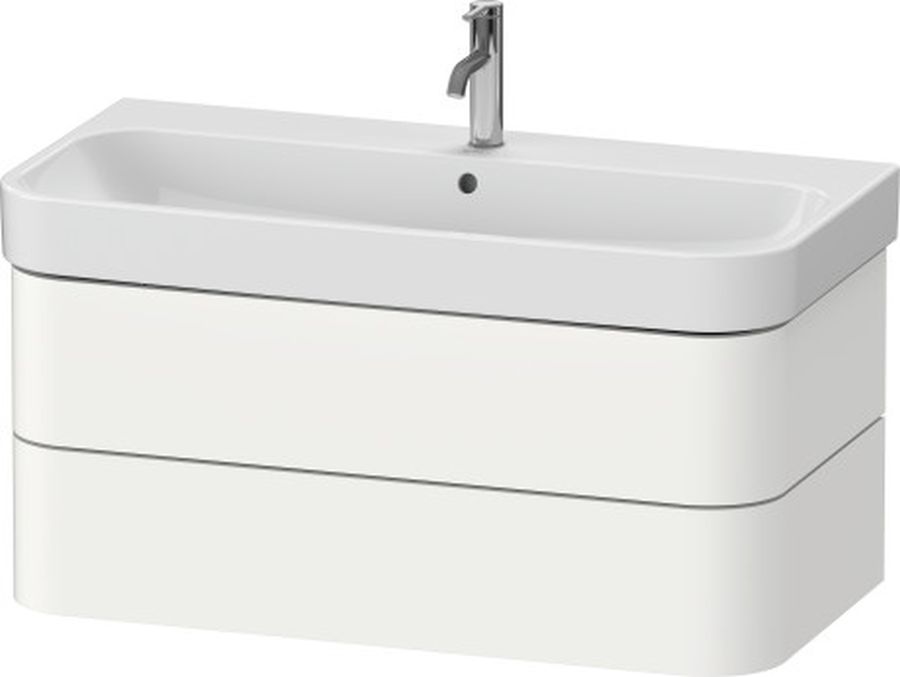 Duravit Happy D.2 dulap 97.5x49x41.5 cm sub chiuveta pe perete alb HP4388036360000