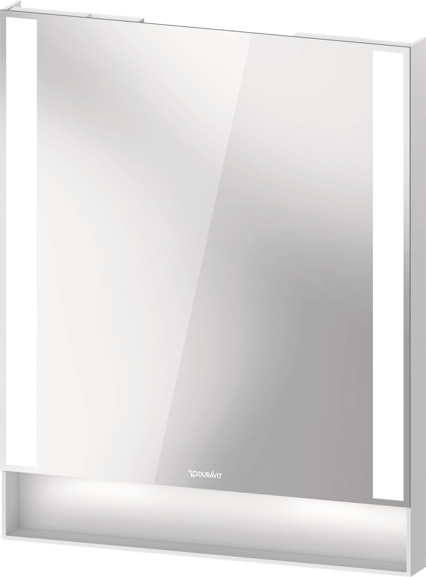 Duravit Qatego oglindă 60x75 cm dreptunghiular cu iluminare alb QA7081018180100