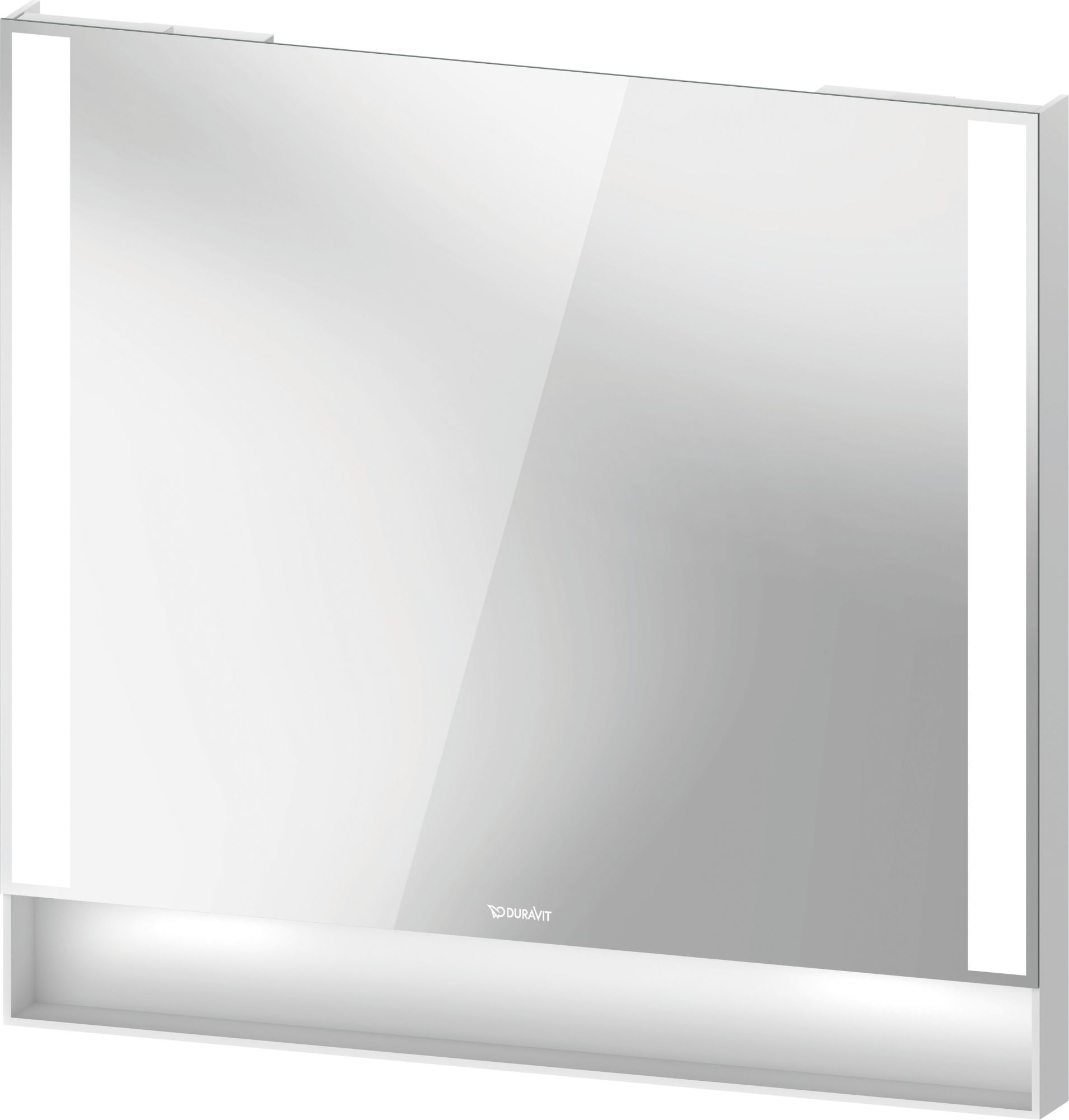 Duravit Qatego oglindă 80x75 cm dreptunghiular cu iluminare alb QA7082018180000