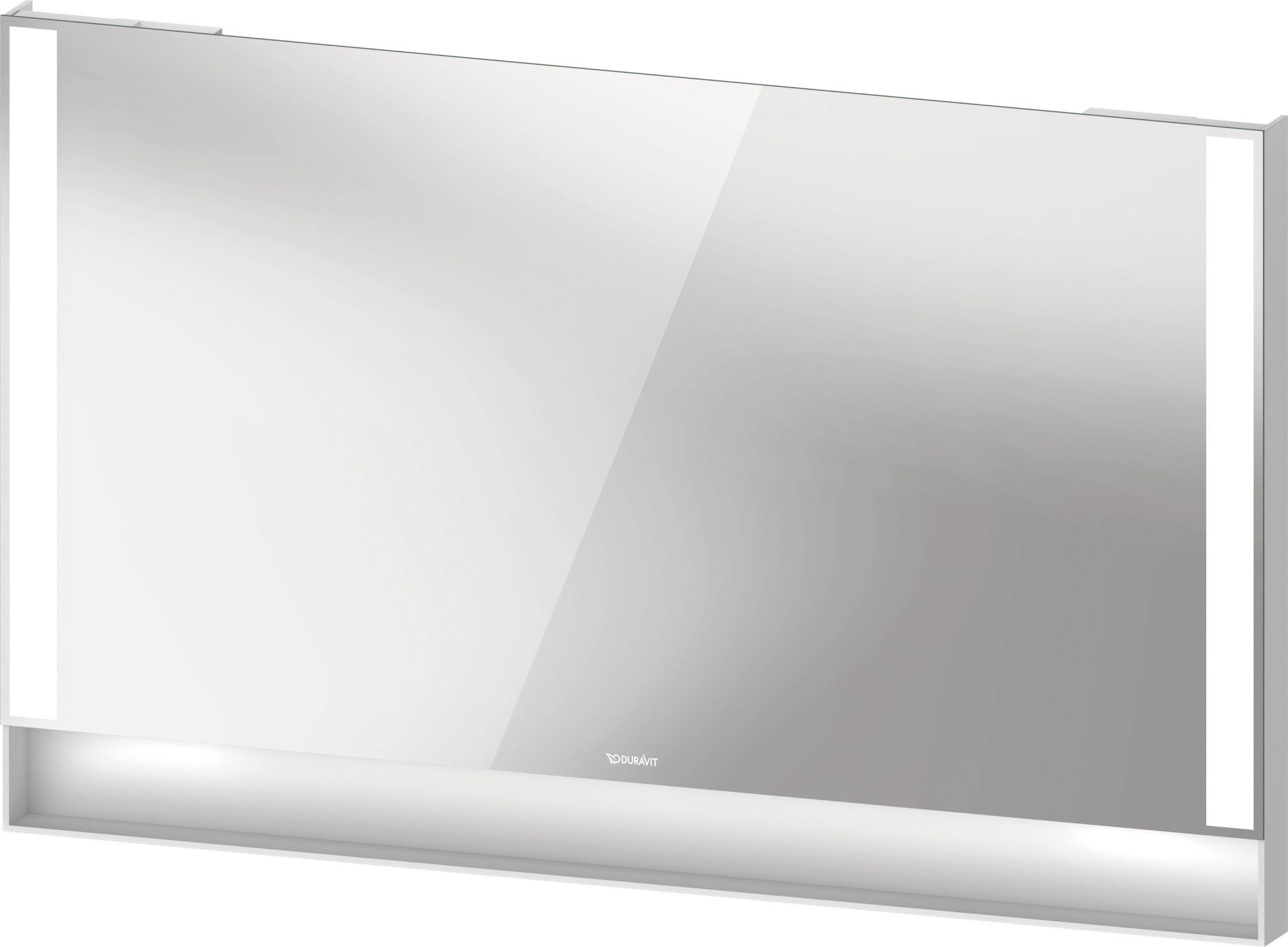 Duravit Qatego oglindă 120x75 cm dreptunghiular cu iluminare alb QA7084018180000