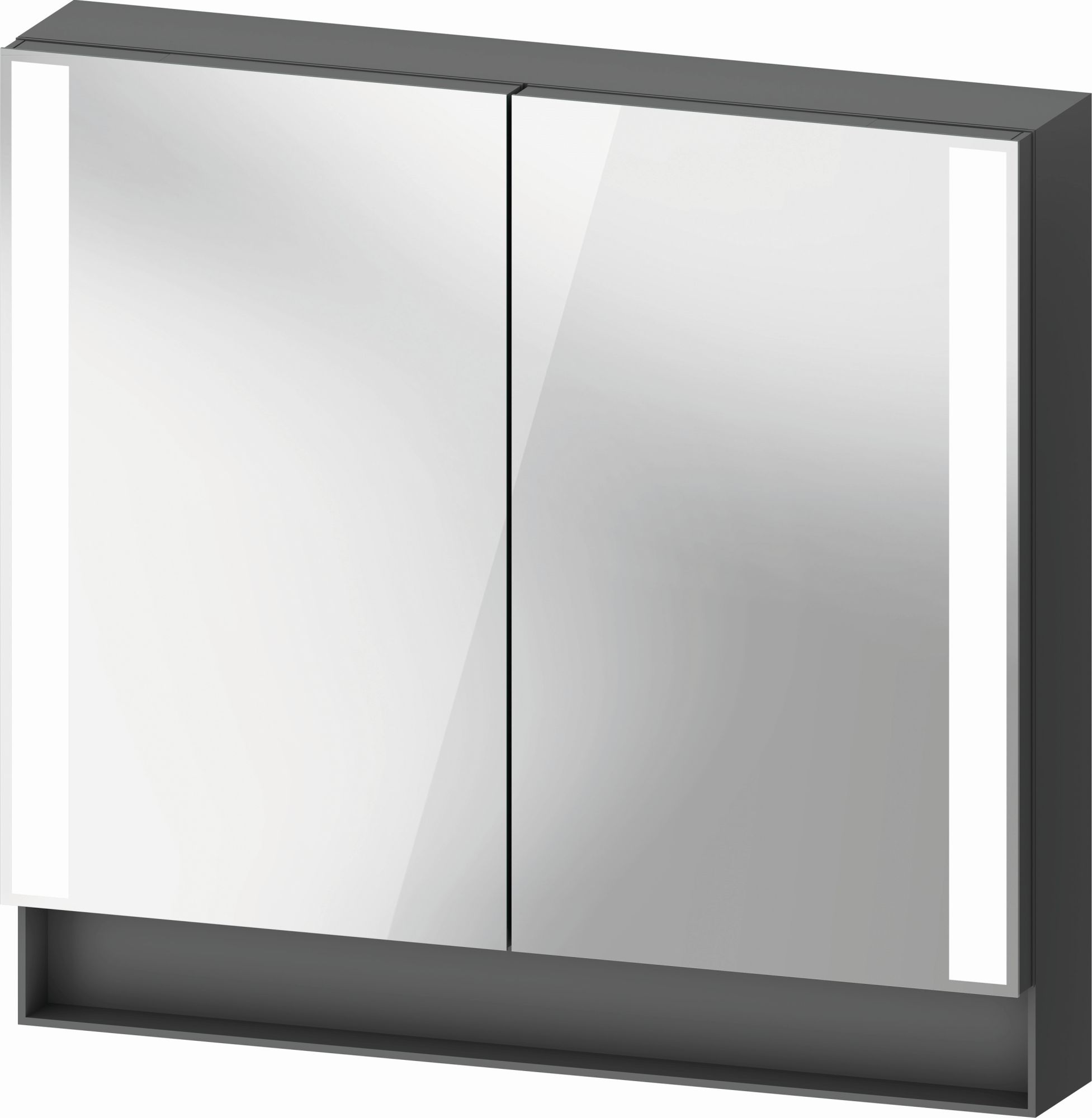 Duravit Qatego dulap 80x15.5x75 cm cu oglinda grafit QA7151049491010