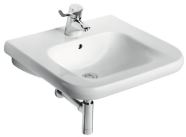 Ideal Standard Contour 21 lavoar 55x54 cm dreptunghiular clasică pentru persoane cu dizabilități alb S216501
