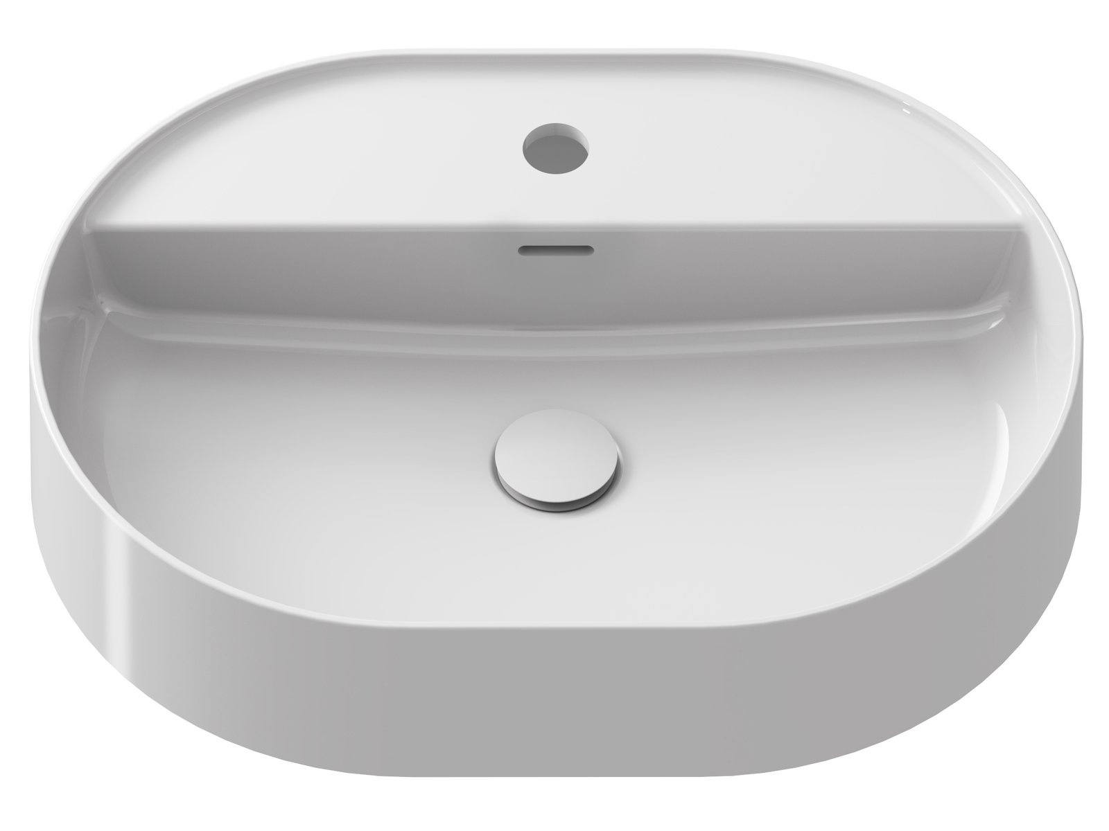 Ravak Ceramic lavoar 55x40 cm ovale de blat alb XJX01155003