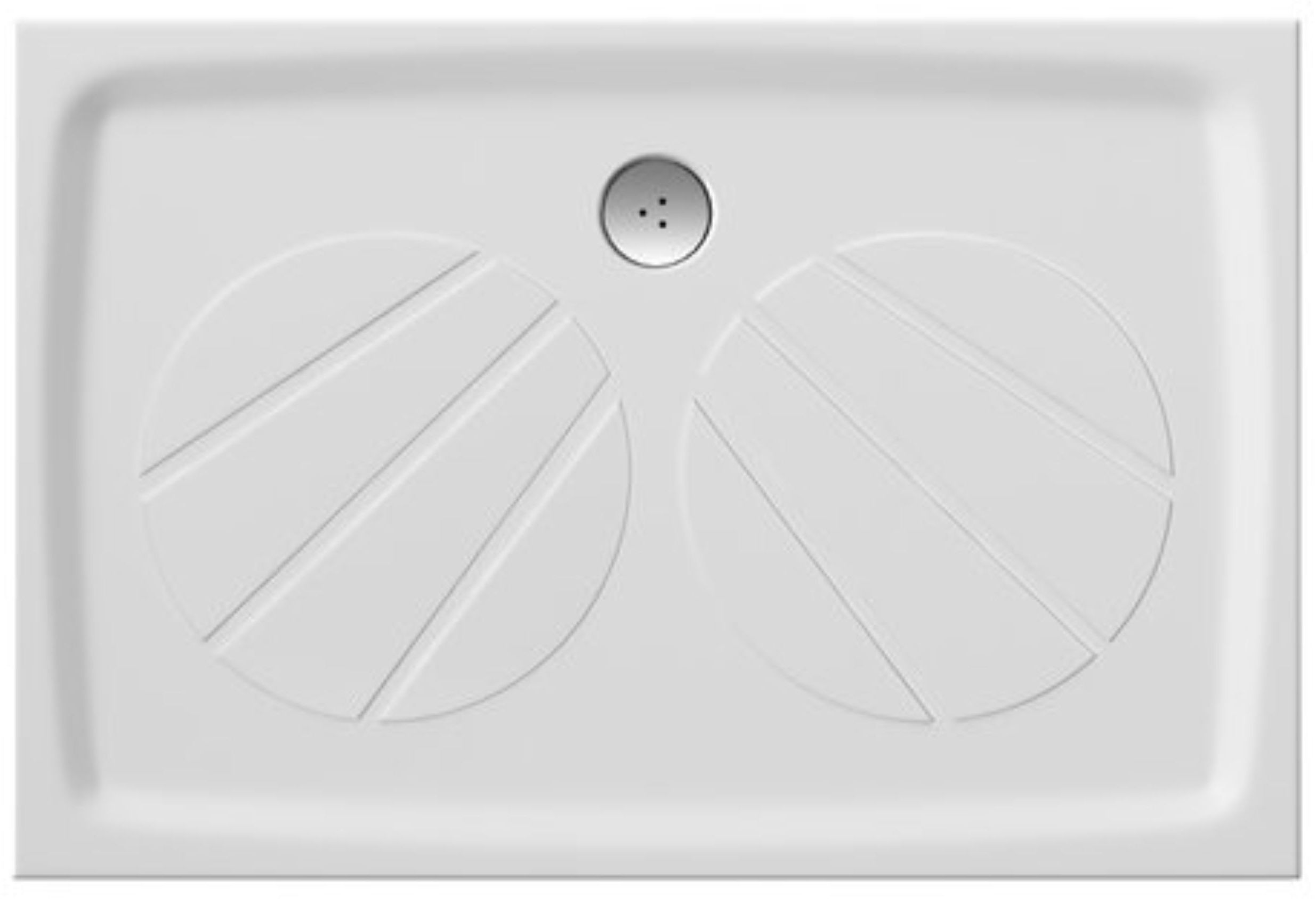 Ravak Gigant Pro cădiță de duș dreptunghiulară 100x90 cm alb XA03A701010
