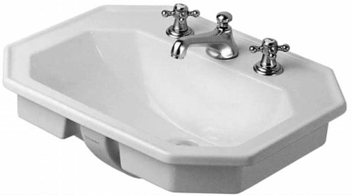 Duravit Seria 1930 lavoar 58x47 cm încastrat alb 04765800001