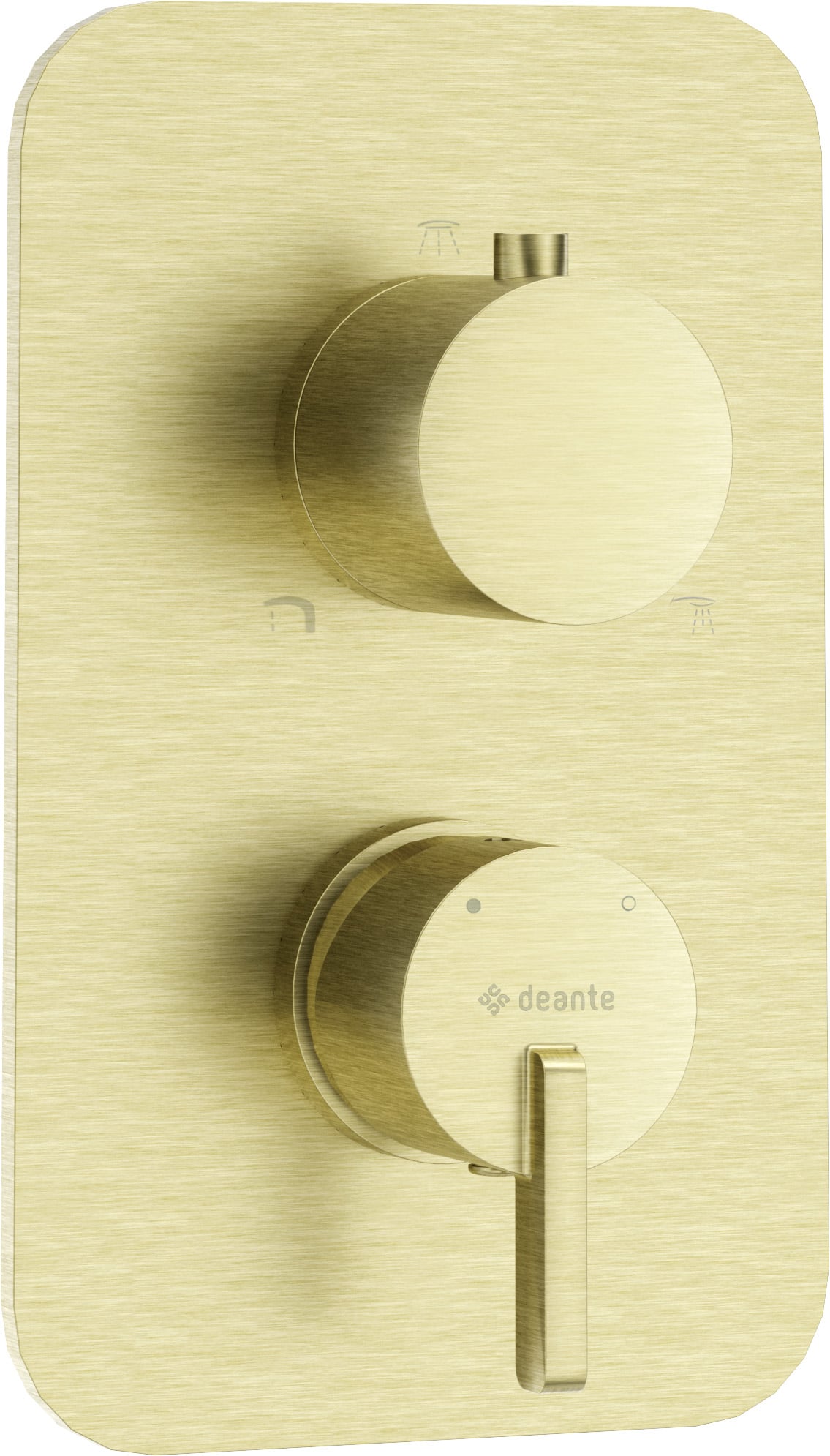 Deante Silia baterie cadă-duș ascuns auriu BXYRQSM