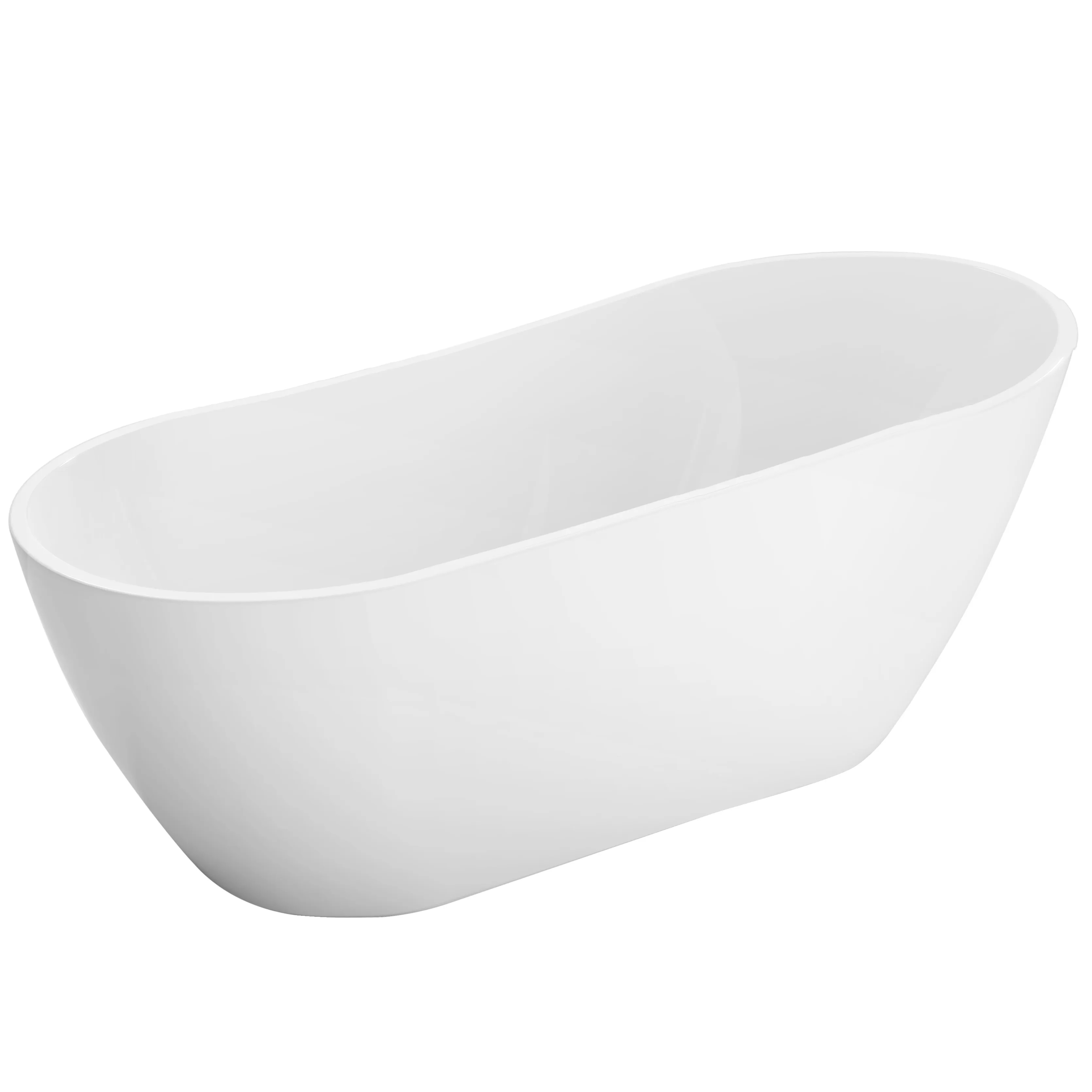 Rea Cori cadă freestanding 160x78 cm ovală alb REA-W3000