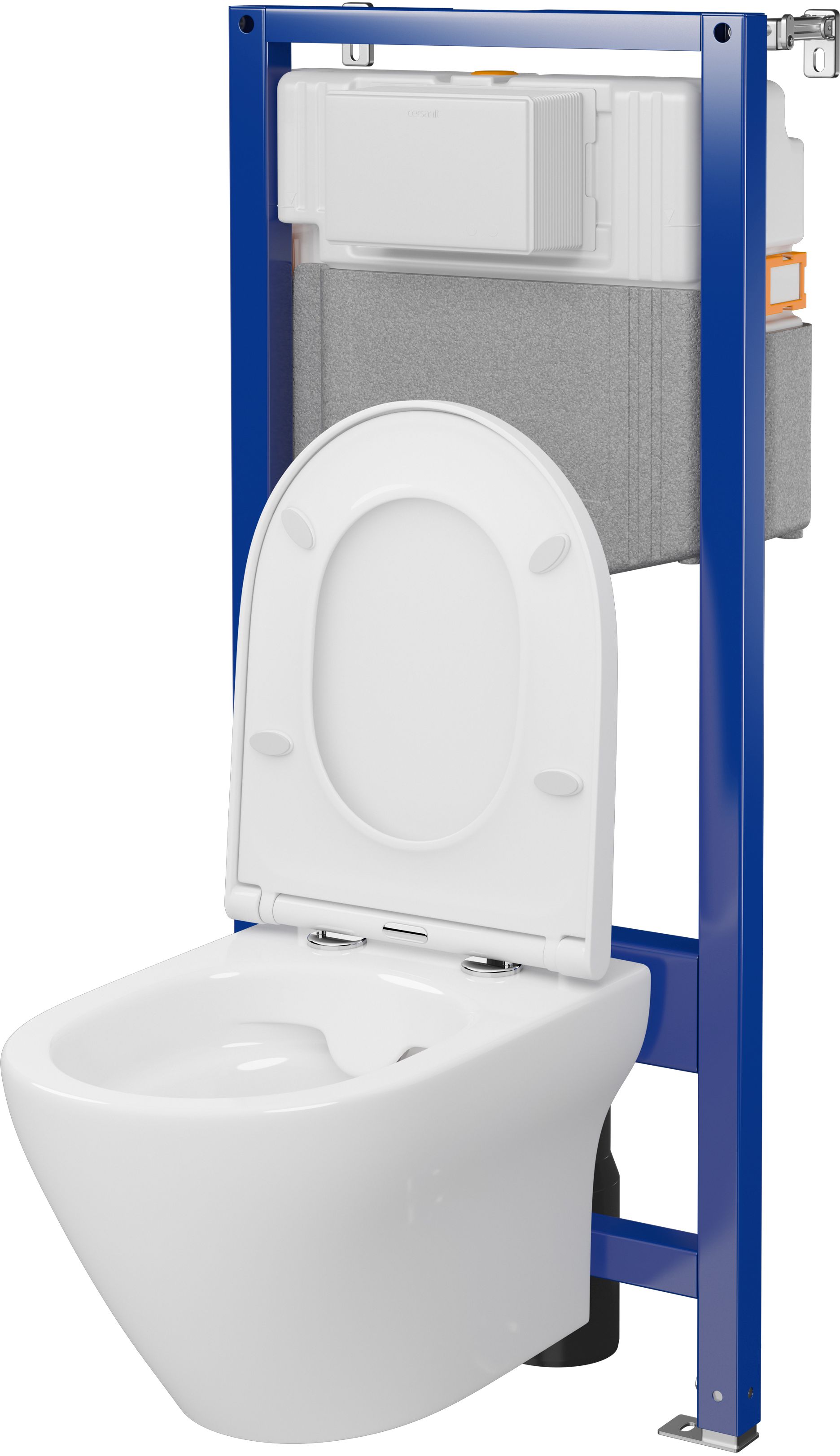 Cersanit Larga set wc: cadru + vas + capac S701-823