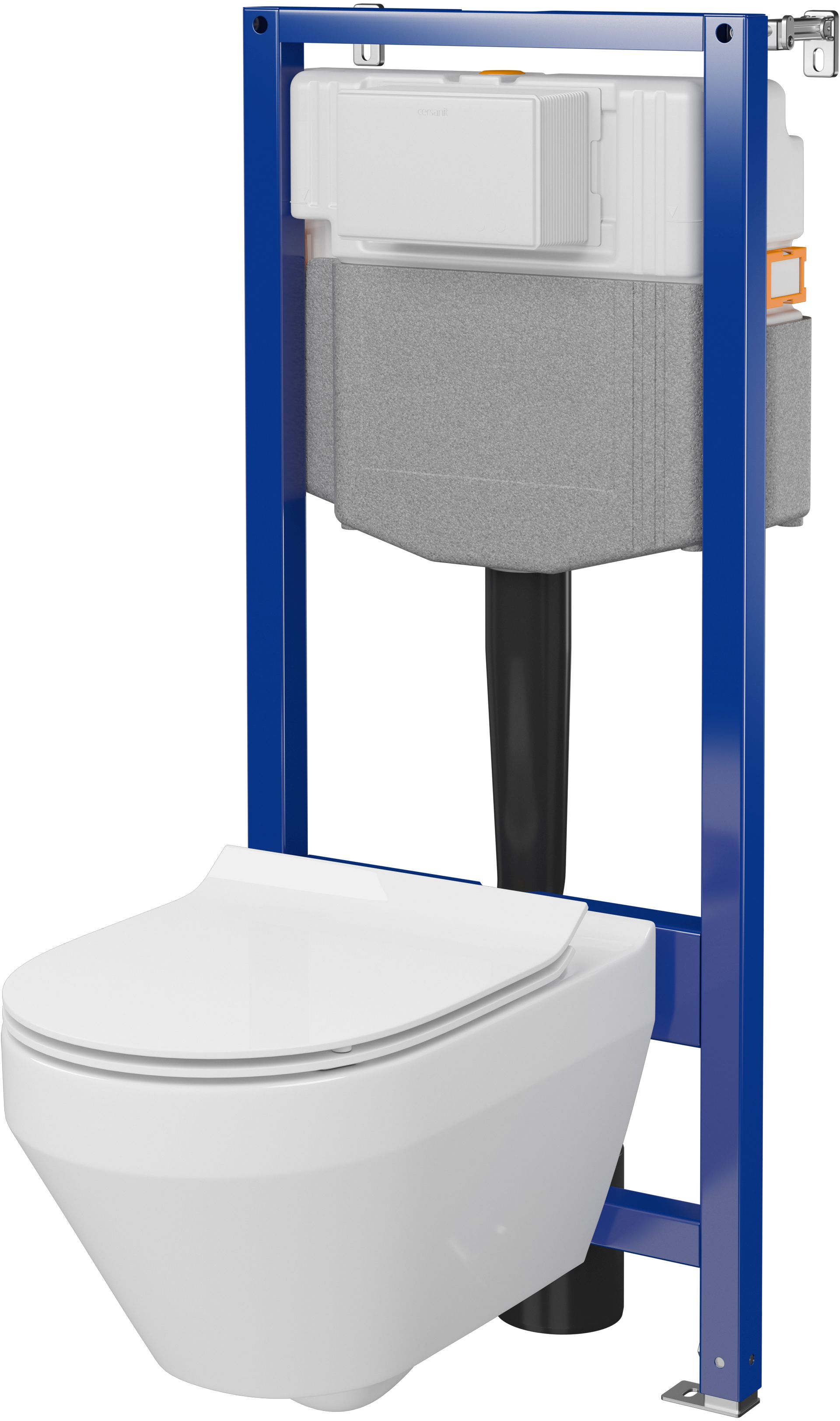 Cersanit Crea set wc: cadru + vas + capac S701-807