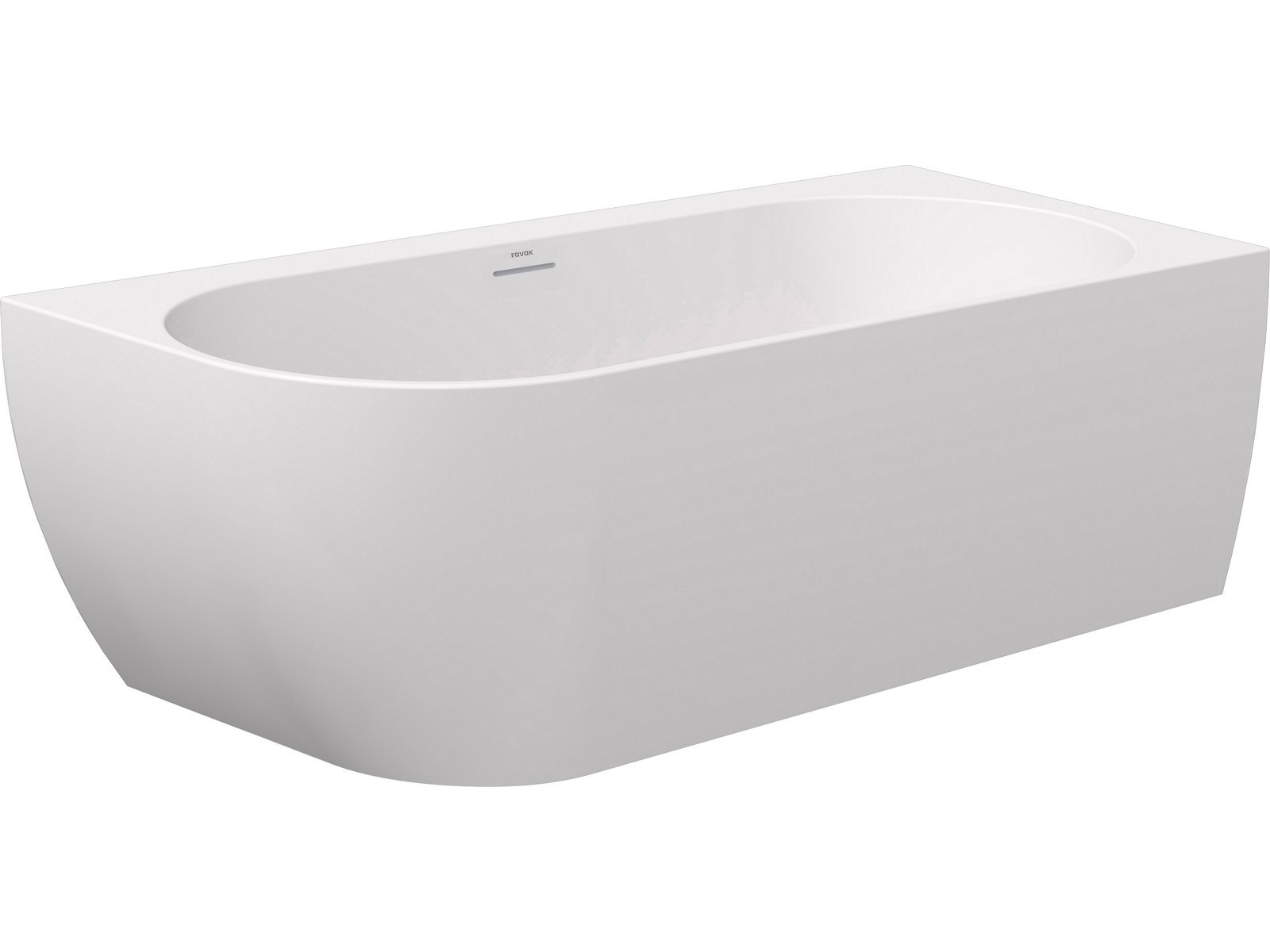 Ravak Freedom Corner cadă de colț 170x80 cm ovală alb XC00100040