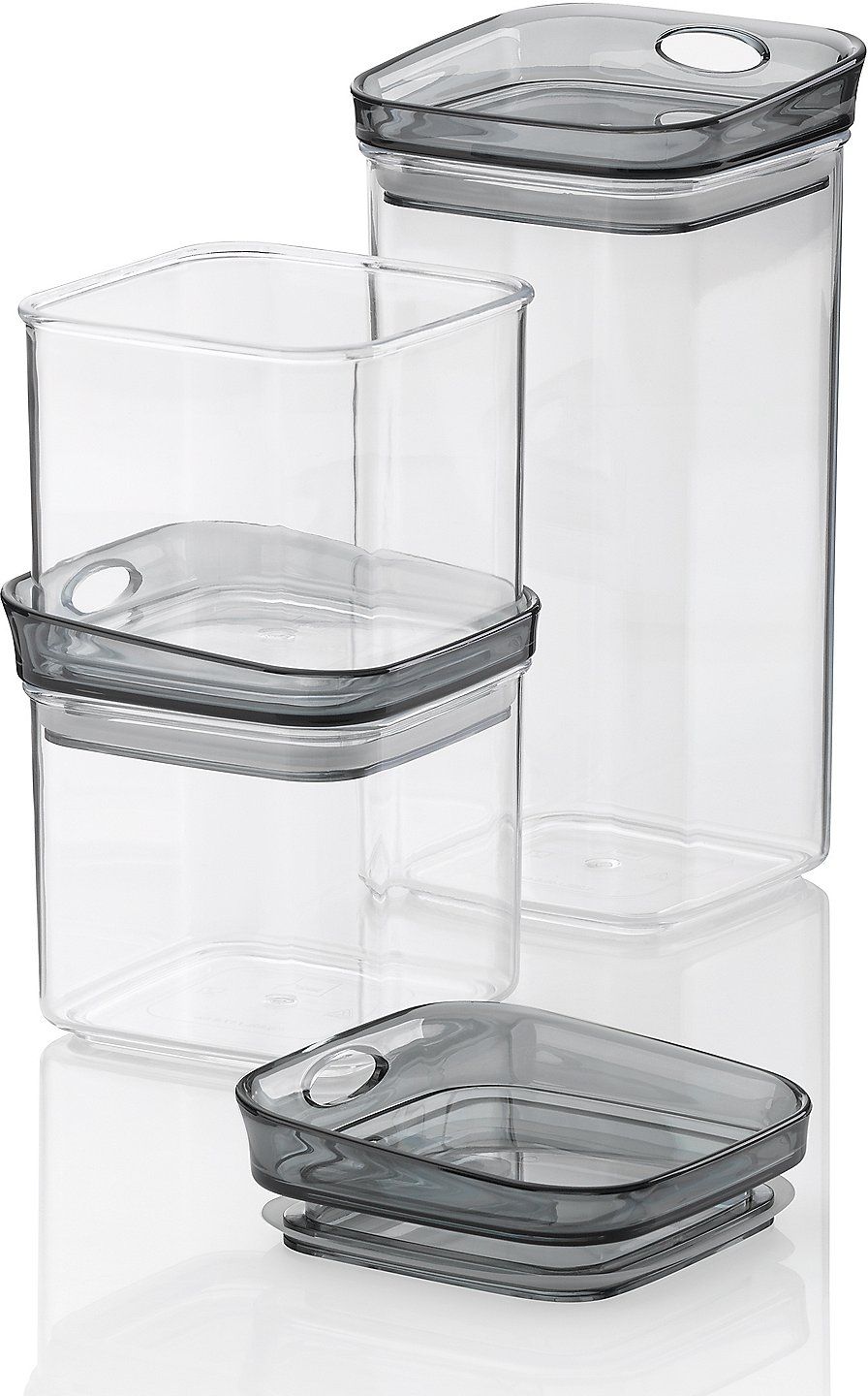 Kela Jule set recipiente transparent 12058