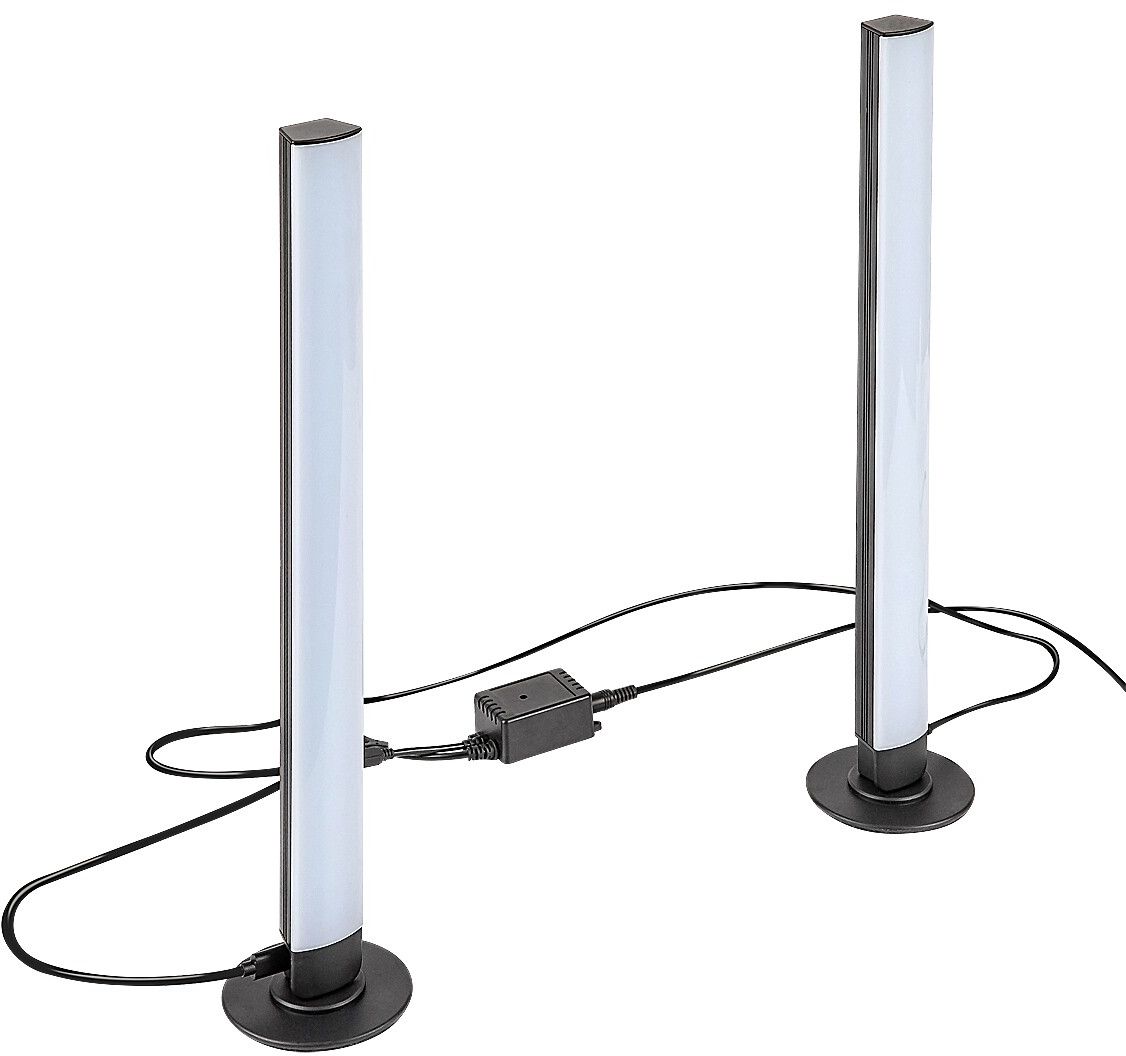 Rabalux Paco lampă de podea 2x5 W alb-negru 76014