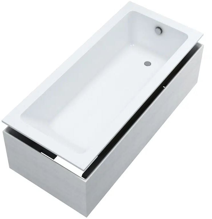 Schedline Fair Set cada dreptunghiulară 170x75 cm alb 3WSP.FS1P-17075