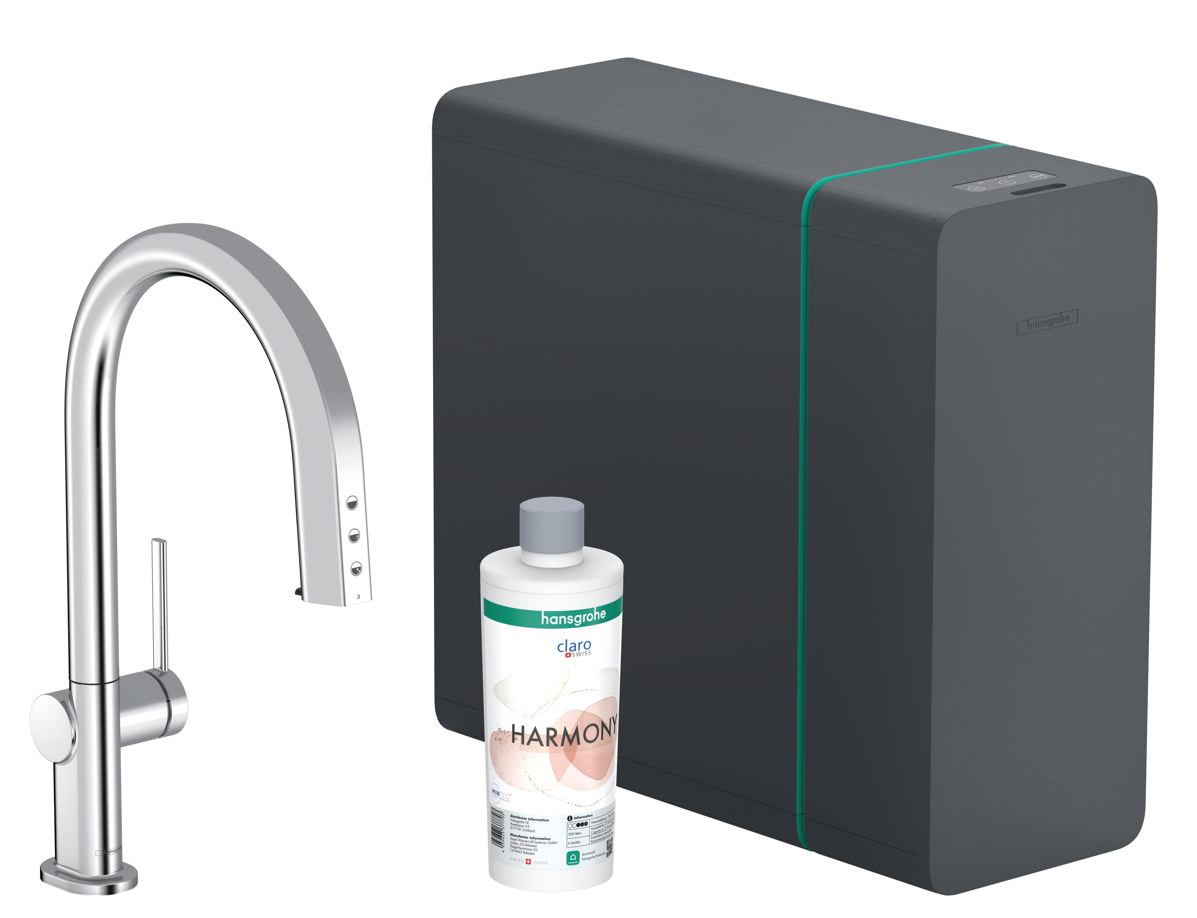 Hansgrohe Aqittura M91 baterie de bucatarie cu filtru pe picior crom 76836000