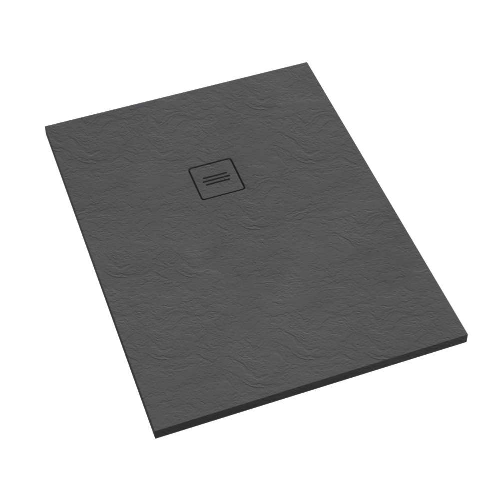 Schedline Protos Grey Stone cădiță de duș dreptunghiulară + capac mascare 140x90 cm gri 3SP.P1P-90140/S/ST-M1/S/ST