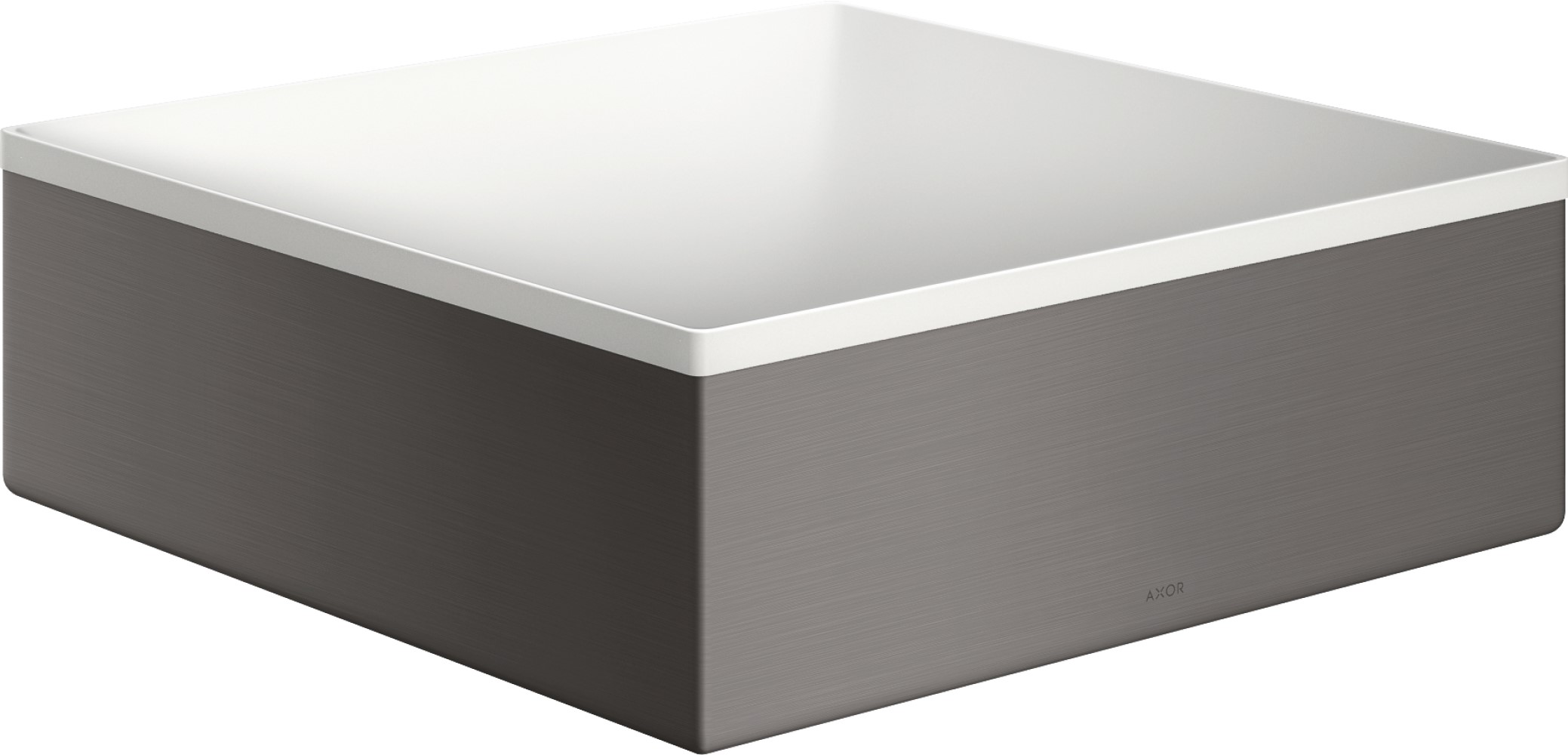 Axor Suite lavoar 28.5x28.5 cm pătrat de blat alb-negru 42002340