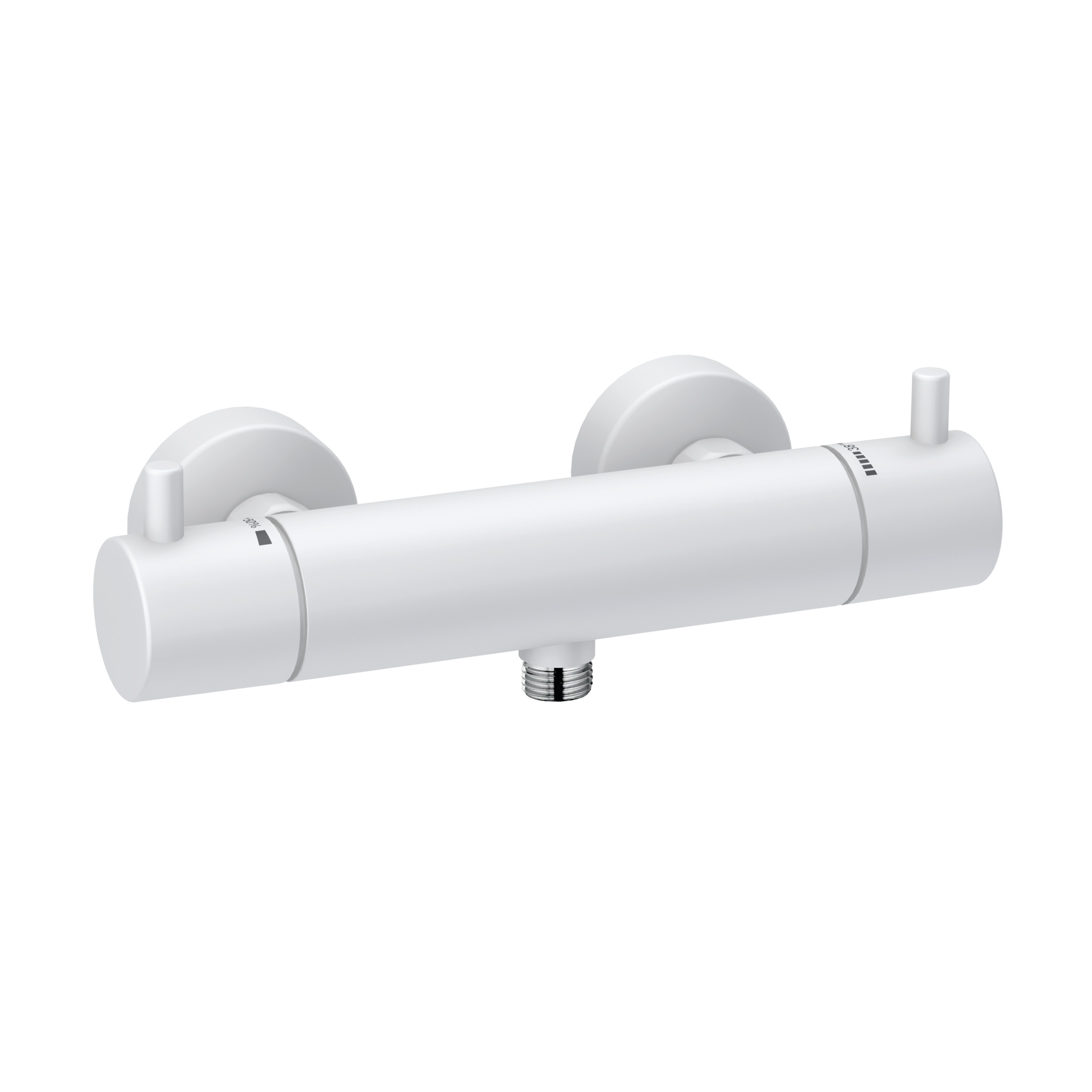 Kludi Bozz baterie de duș perete cu termostat alb 352035338