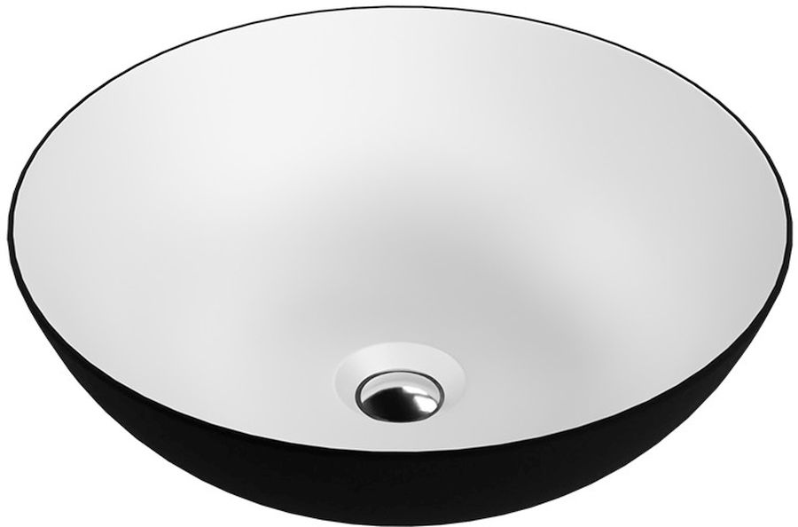 LaVita Rosa lavoar 40x40 cm rotund de blat alb-negru 5900378334293