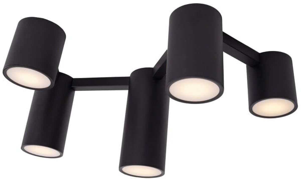 MaxLight Laxer lampă de tavan 5x7 W negru C0229