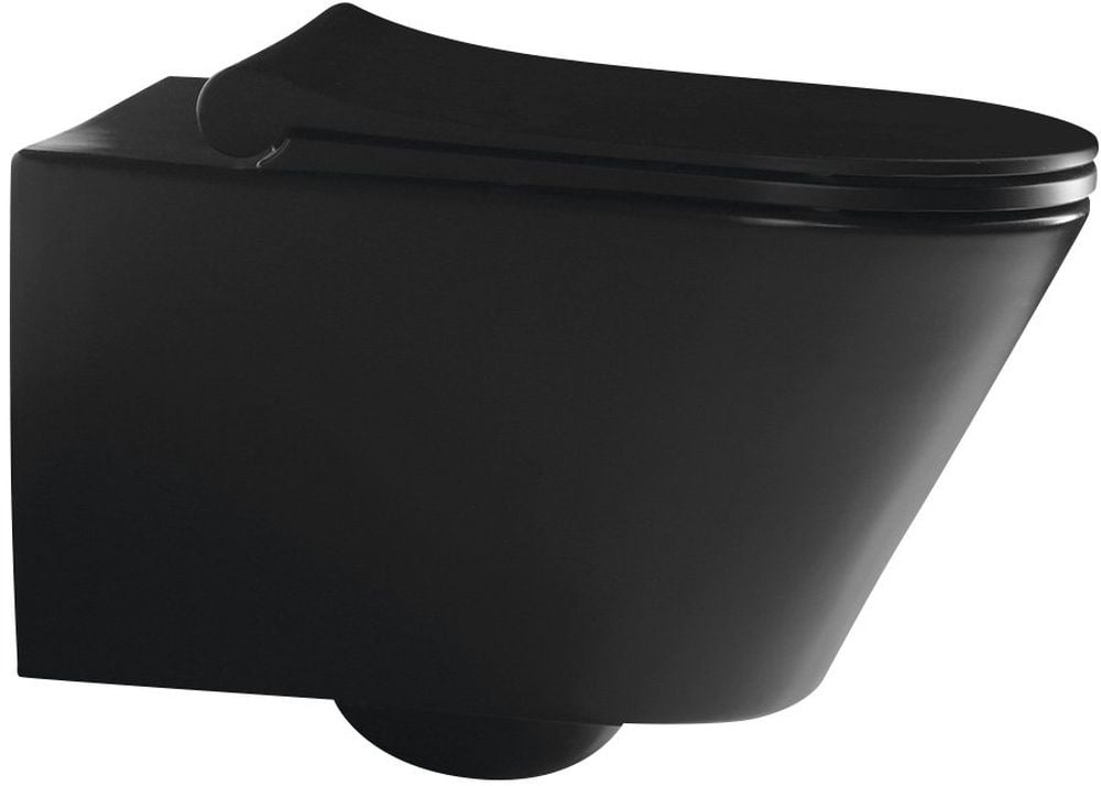 Sapho Avva vas wc agăţat fără margine negru mat 100314-110