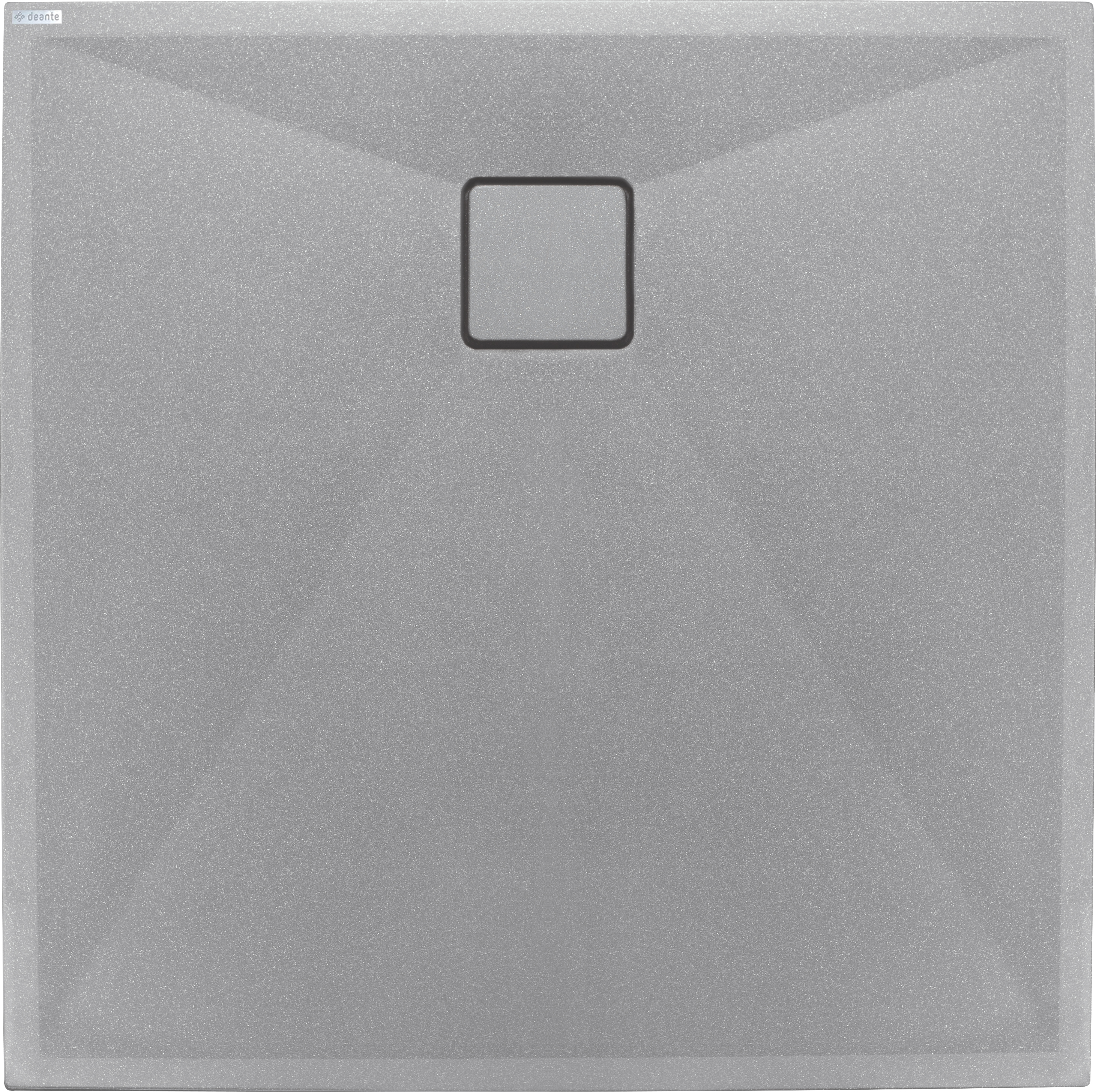Deante Correo cădiță de duș pătrată 80x80 cm gri KQR_S42B