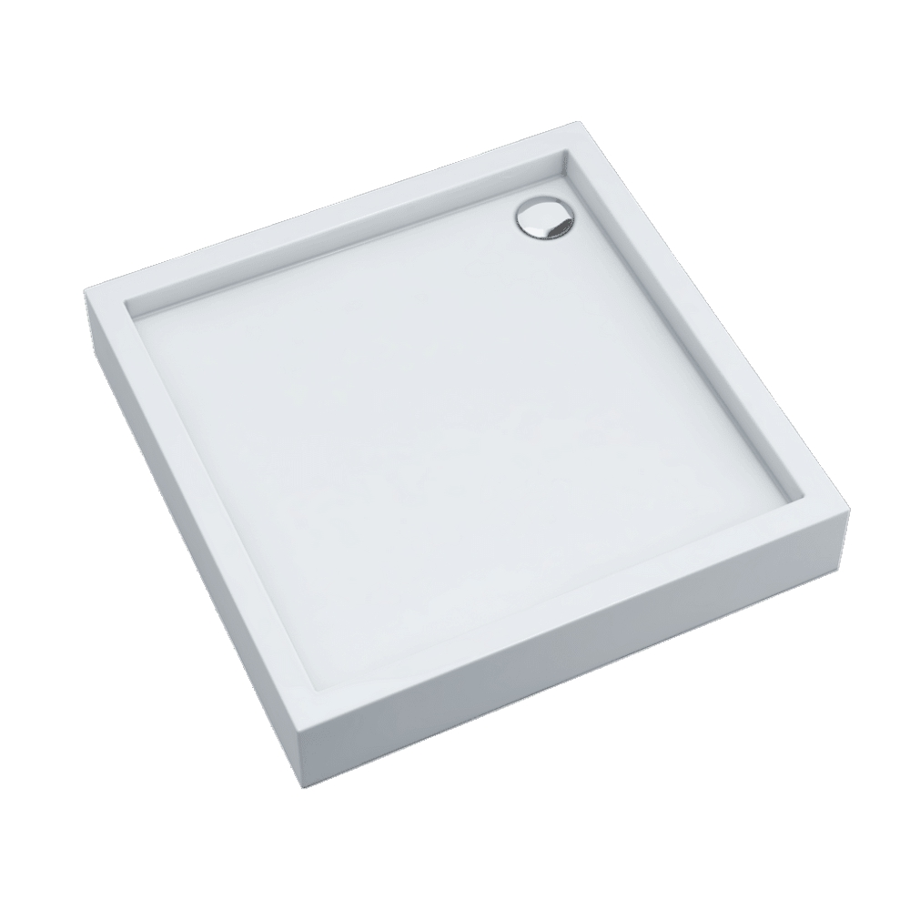 Schedline Favory Plus cădiță de duș pătrată 80x80 cm alb 3ST.F1K-8080
