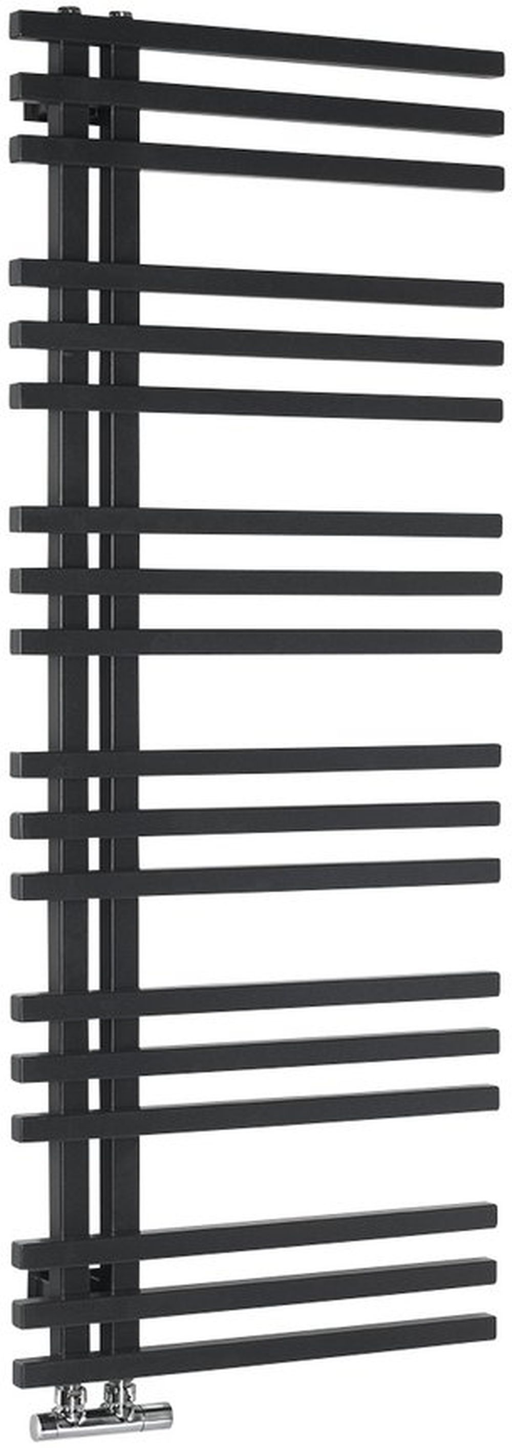 Sapho Sophina calorifer de baie scară 121.5x60 cm negru IR702