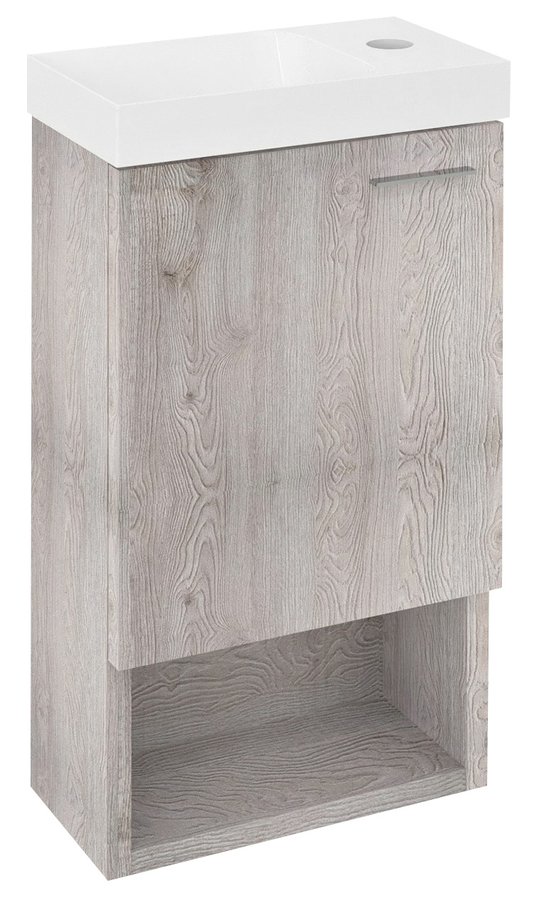 Sapho Latus dulap 30x16.5x53 cm sub chiuveta pe perete stejar LT711-1212
