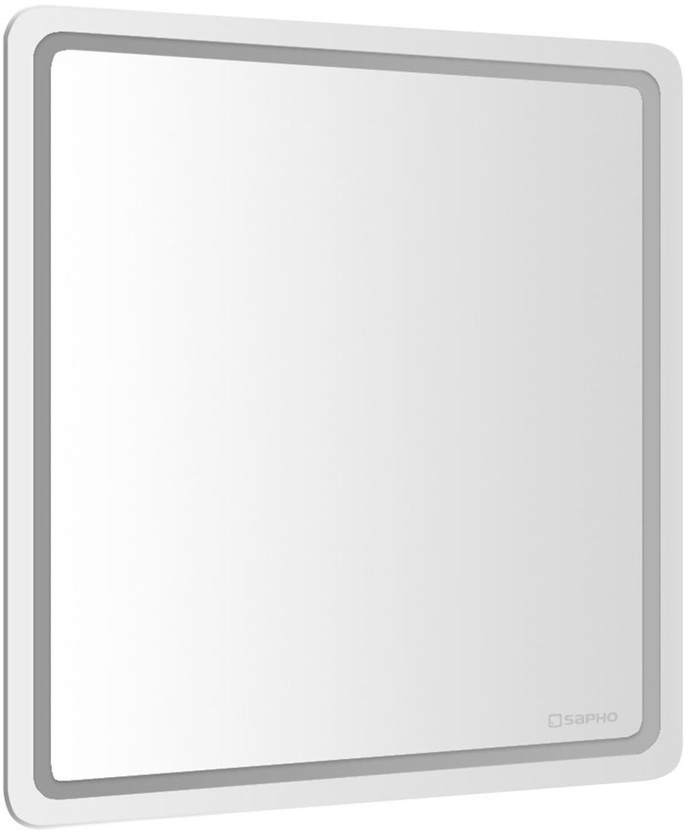 Sapho Nyx oglindă 80x80 cm pătrat cu iluminare NY080